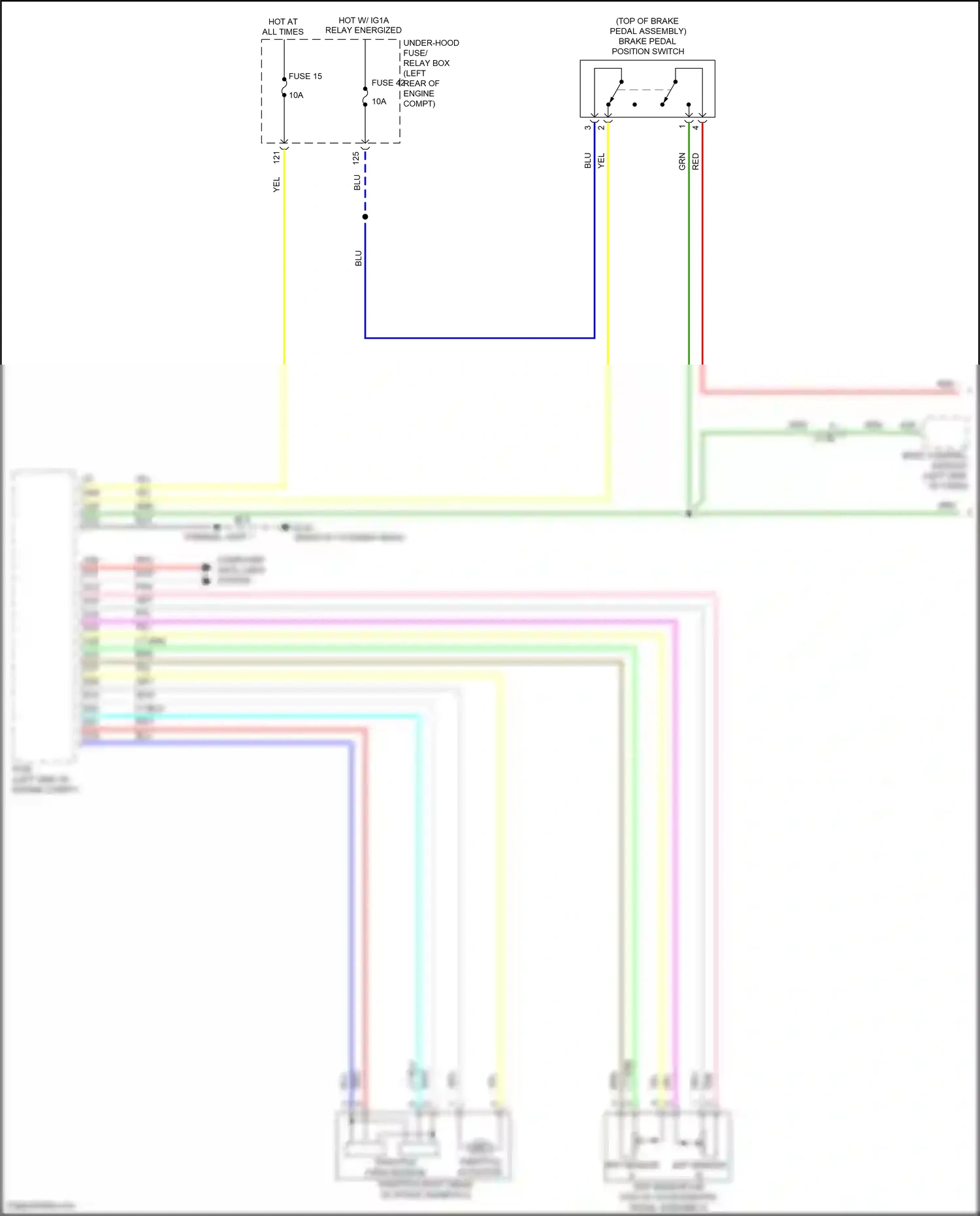 Wiring diagram throttle open sensor for Honda Accord X (2017-2020) (2 of 5)