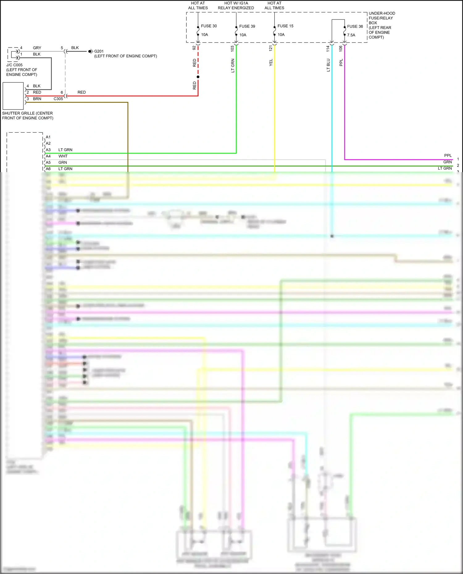 Wiring diagram transmissions system for Honda Accord X (2017-2020) (4 of 4)