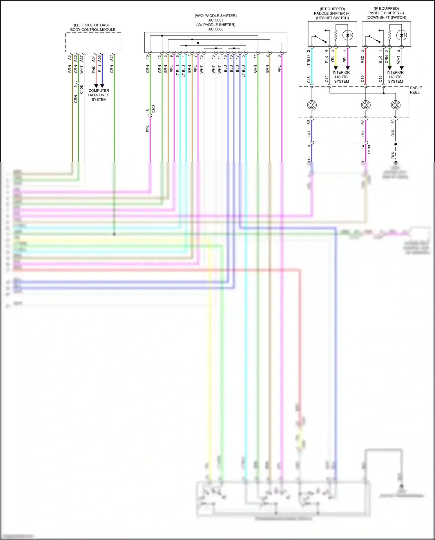 Wiring diagram w/ memory for Honda Accord X (2017-2020) (1 of 4)
