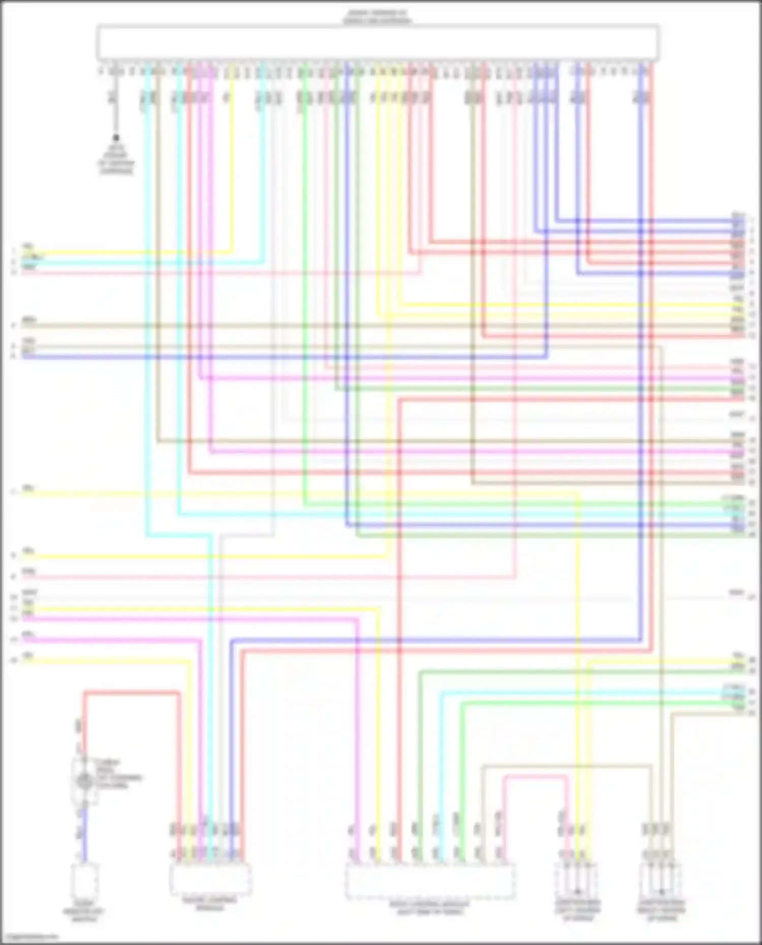 Accord Honda XI (2023-2024): Computer data lines circuit, except hybrid (2 of 5)