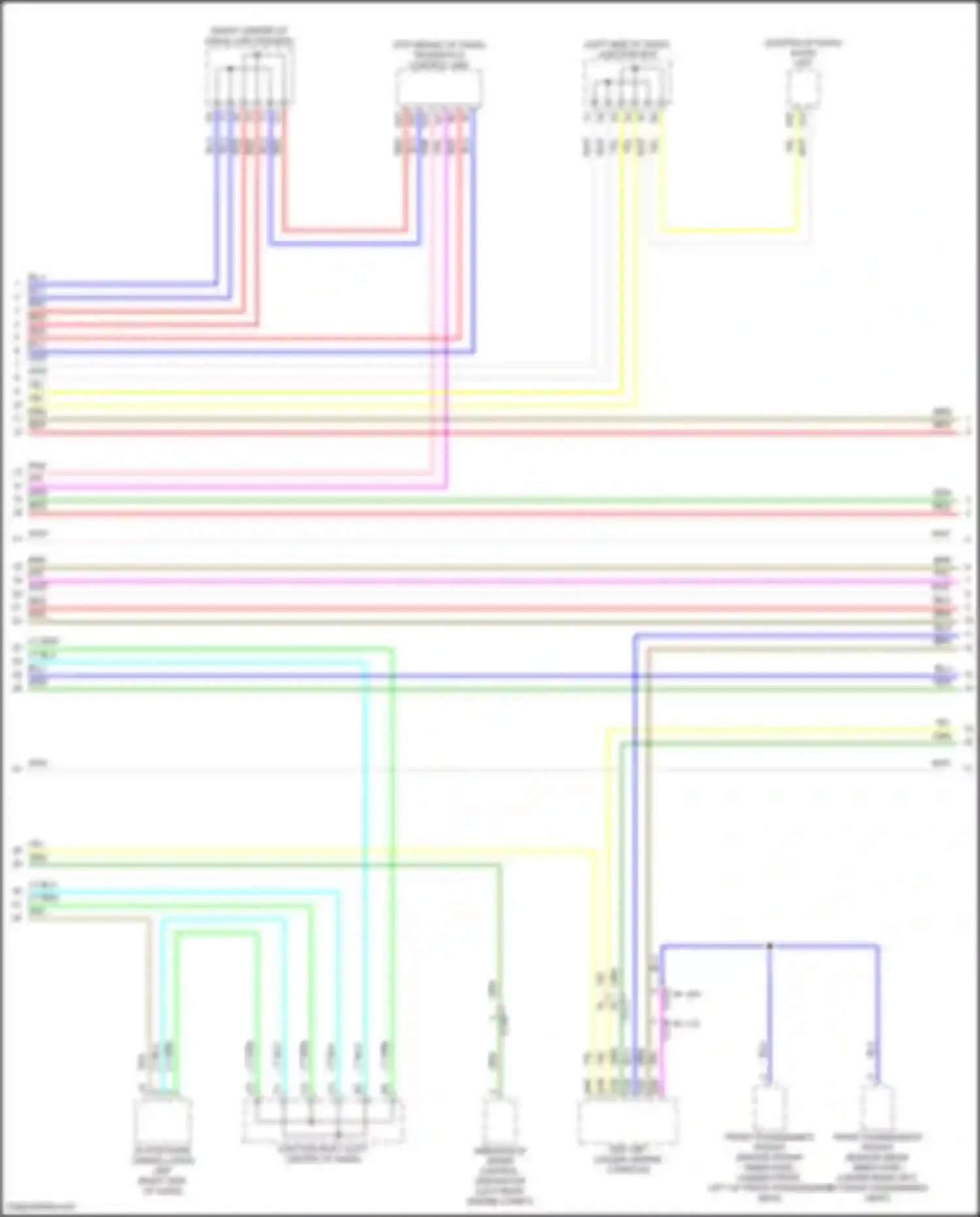 Accord Honda XI (2023-2024): Computer data lines circuit, except hybrid (3 of 5)
