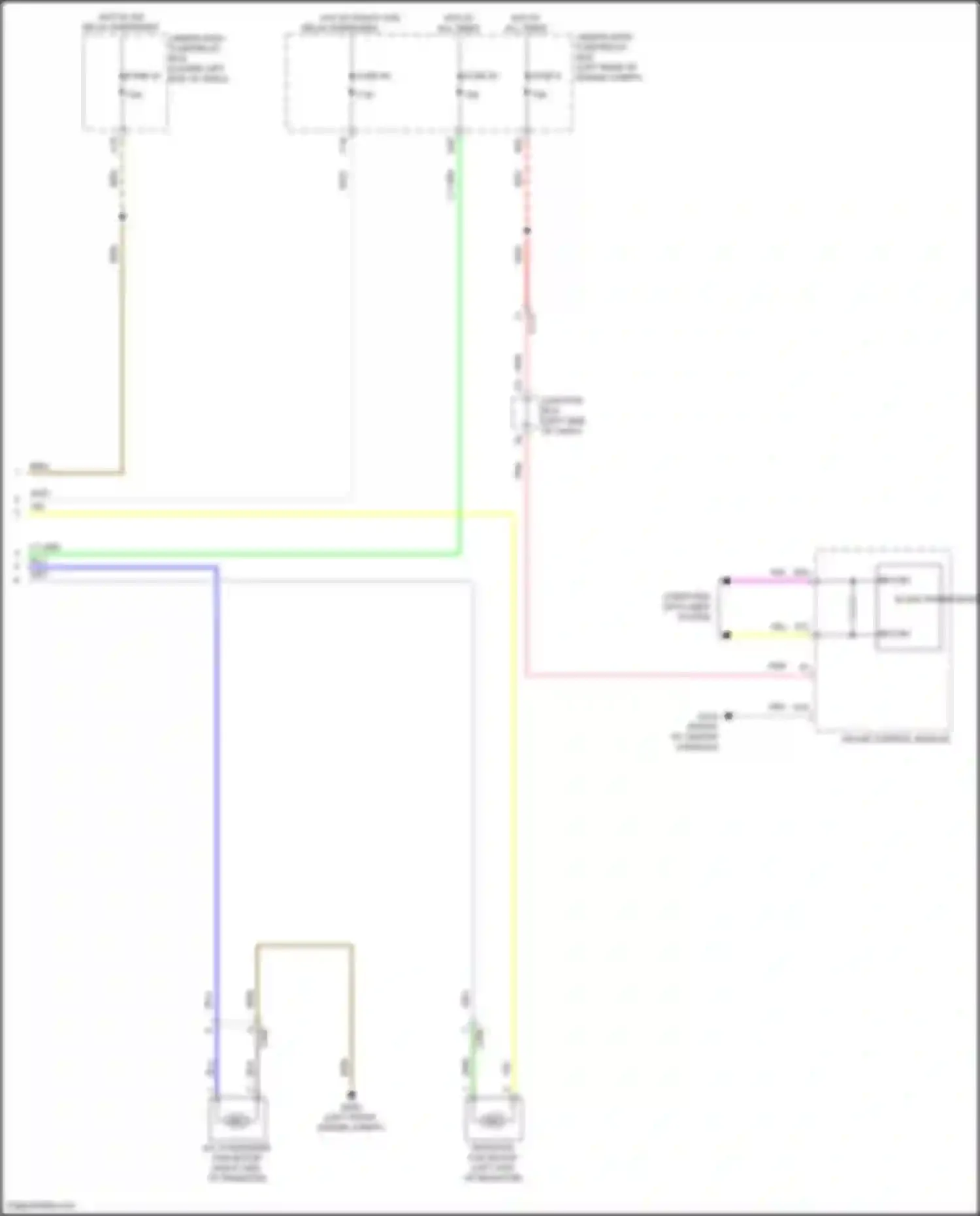 Accord Honda XI (2023-2024): Cooling fan circuit, except hybrid (2 of 2)