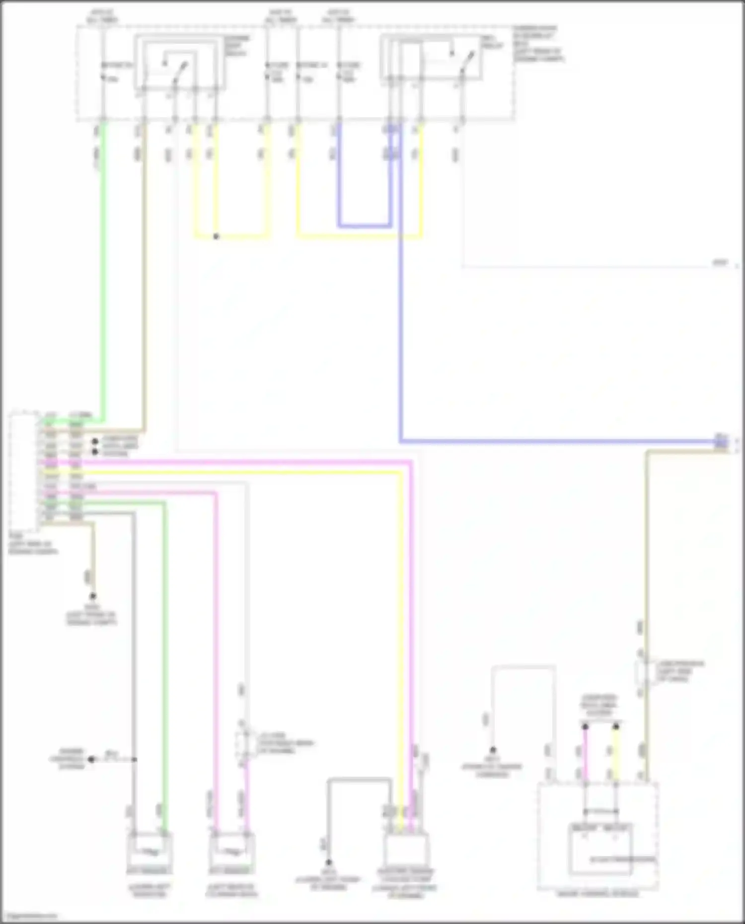 Accord Honda XI (2023-2024): Cooling fan circuit, hybrid (1 of 2)