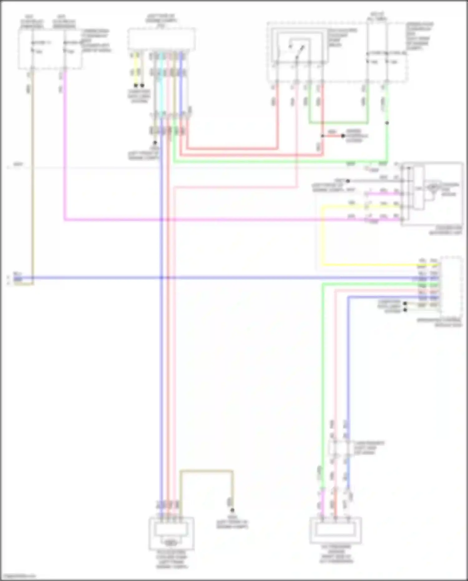 Accord Honda XI (2023-2024): Cooling fan circuit, hybrid (2 of 2)