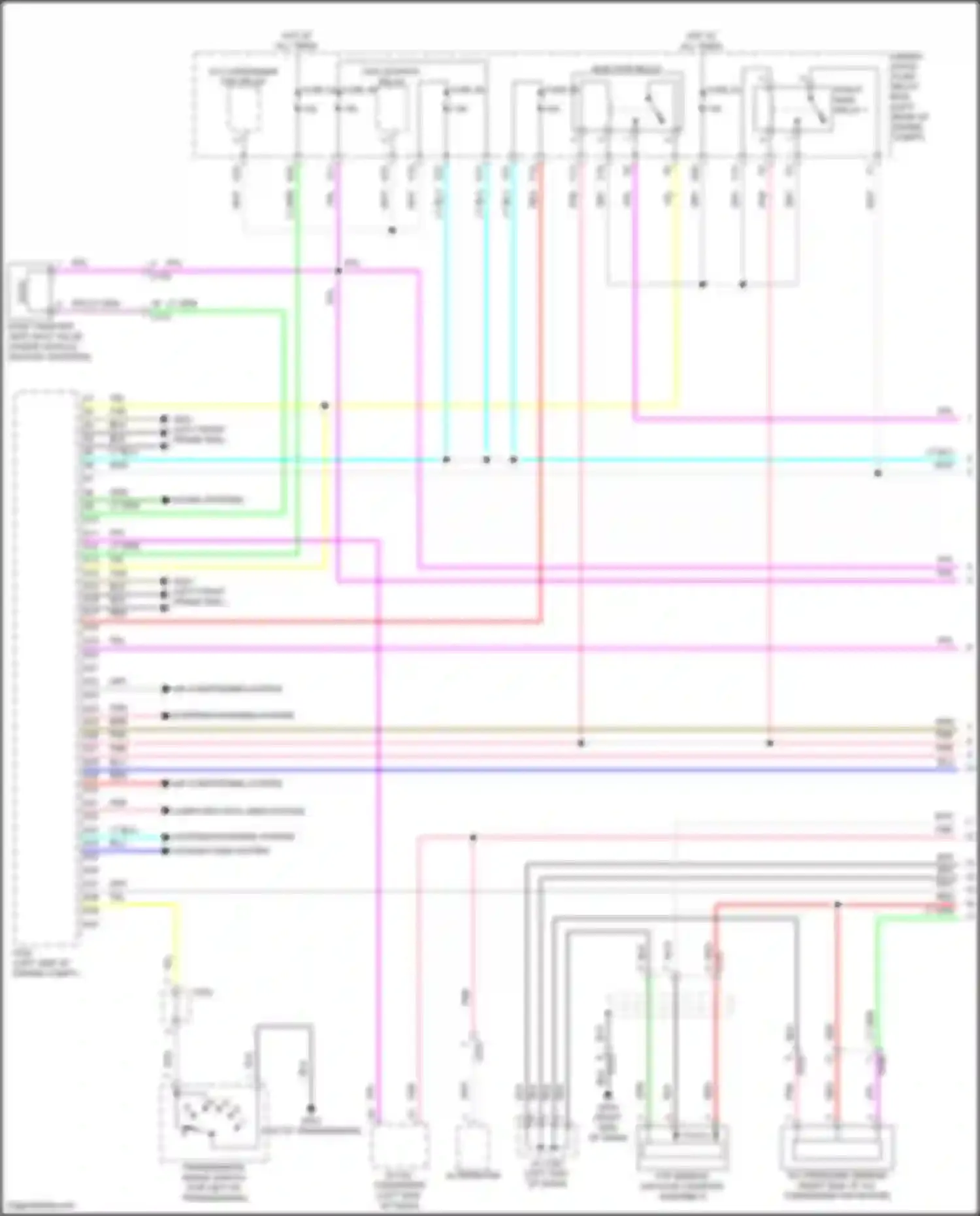 Accord Honda XI (2023-2024): Wiring diagram engine performance 1.5l turbo (1 of 6)
