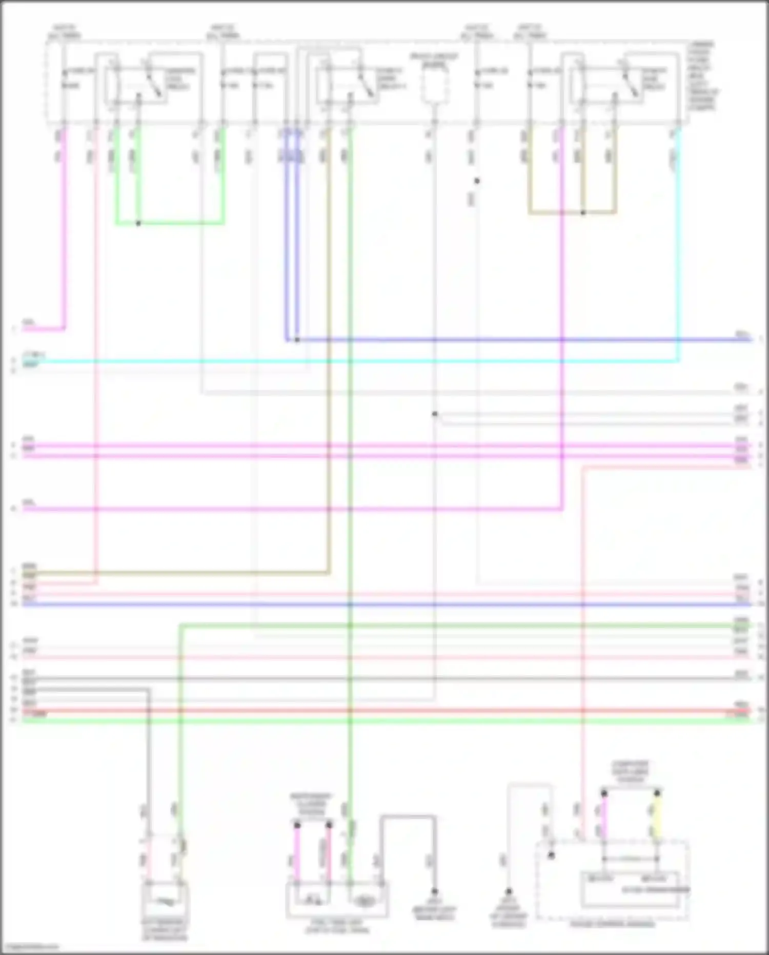 Accord Honda XI (2023-2024): Wiring diagram engine performance 1.5l turbo (2 of 6)