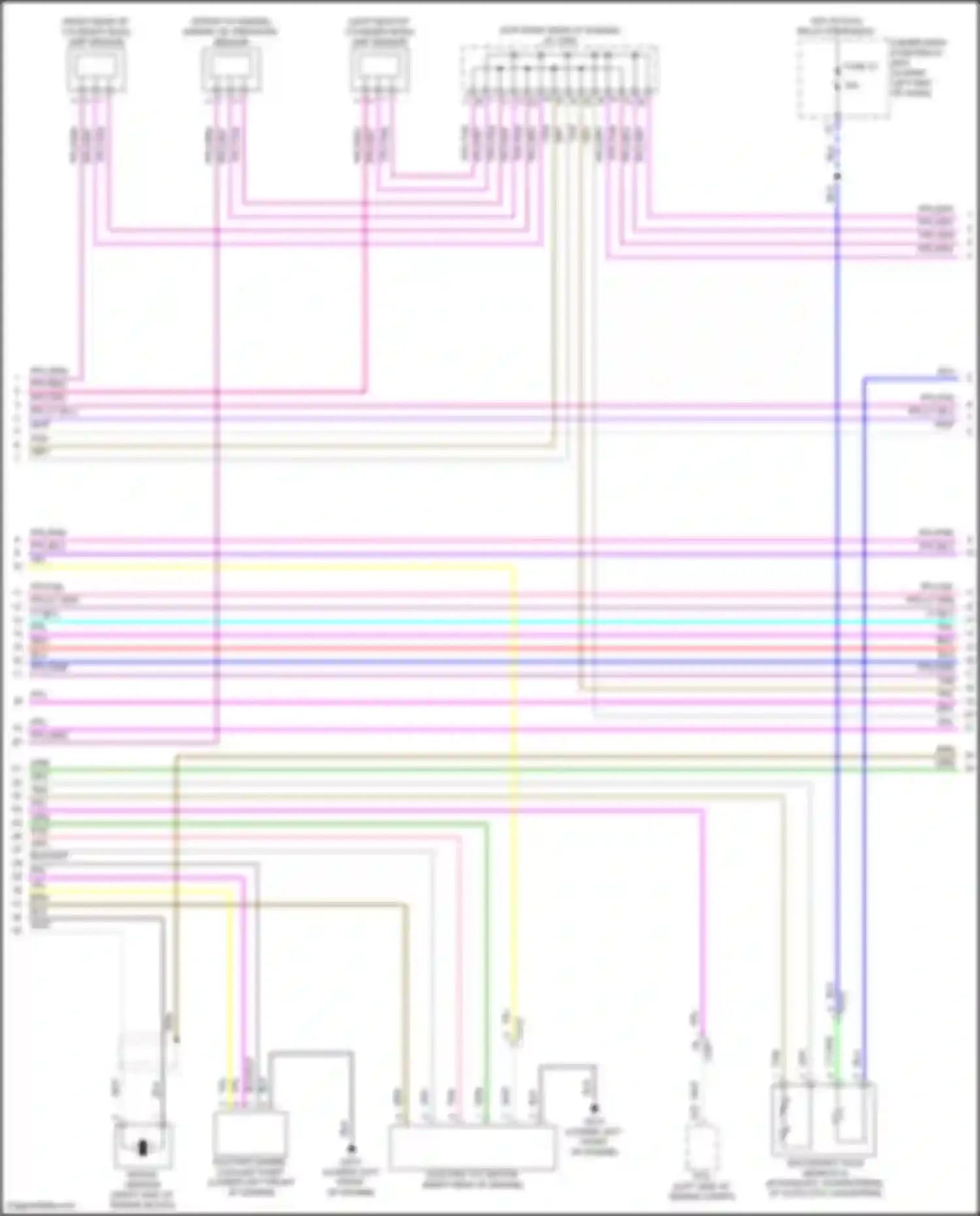 Accord Honda XI (2023-2024): Wiring diagram engine performance 2.0l hybrid, engine controls circuit (4 of 6)