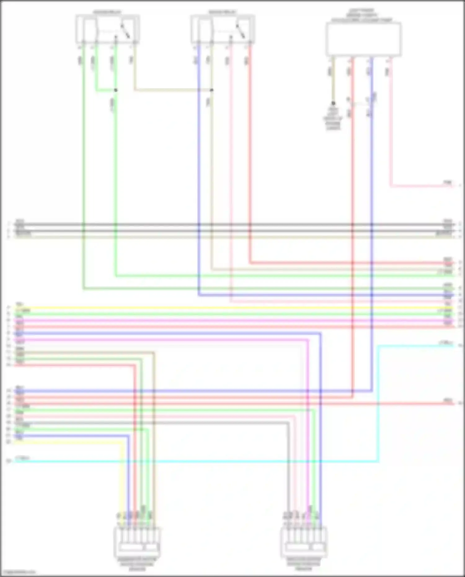 Accord Honda XI (2023-2024): Wiring diagram engine performance 2.0l hybrid, hybrid system circuit (2 of 8)