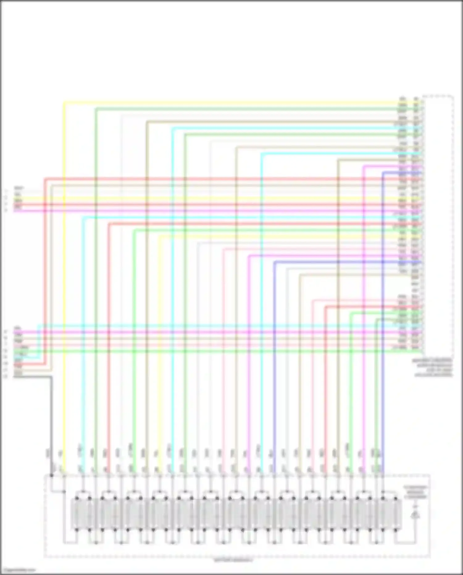 Accord Honda XI (2023-2024): Wiring diagram engine performance 2.0l hybrid, hybrid system circuit (8 of 8)