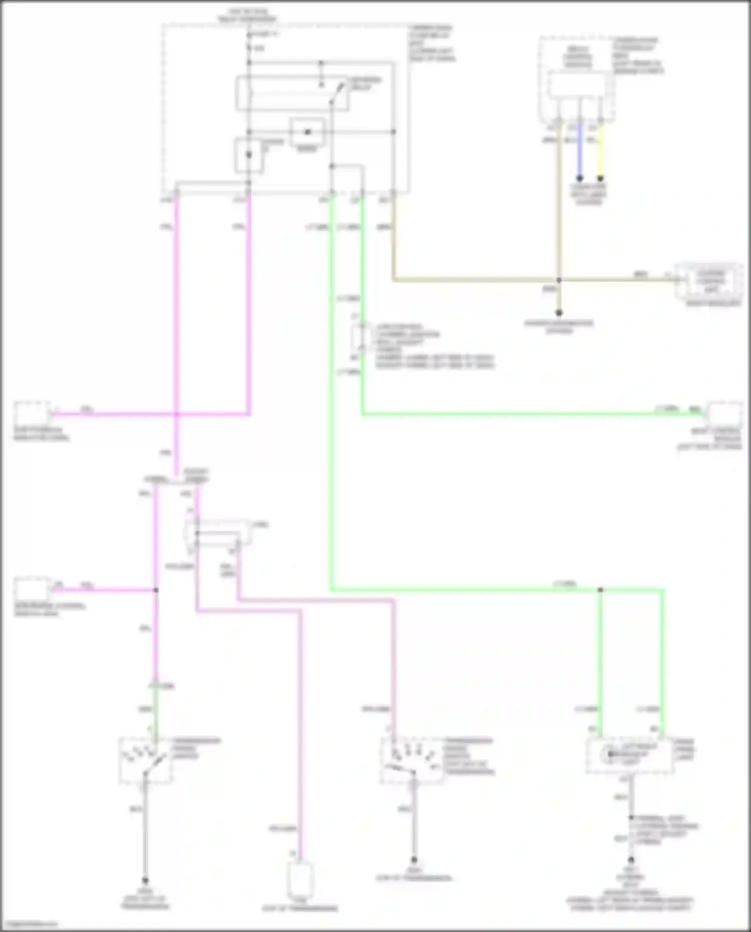 Accord Honda XI (2023-2024): Backup lamps circuit