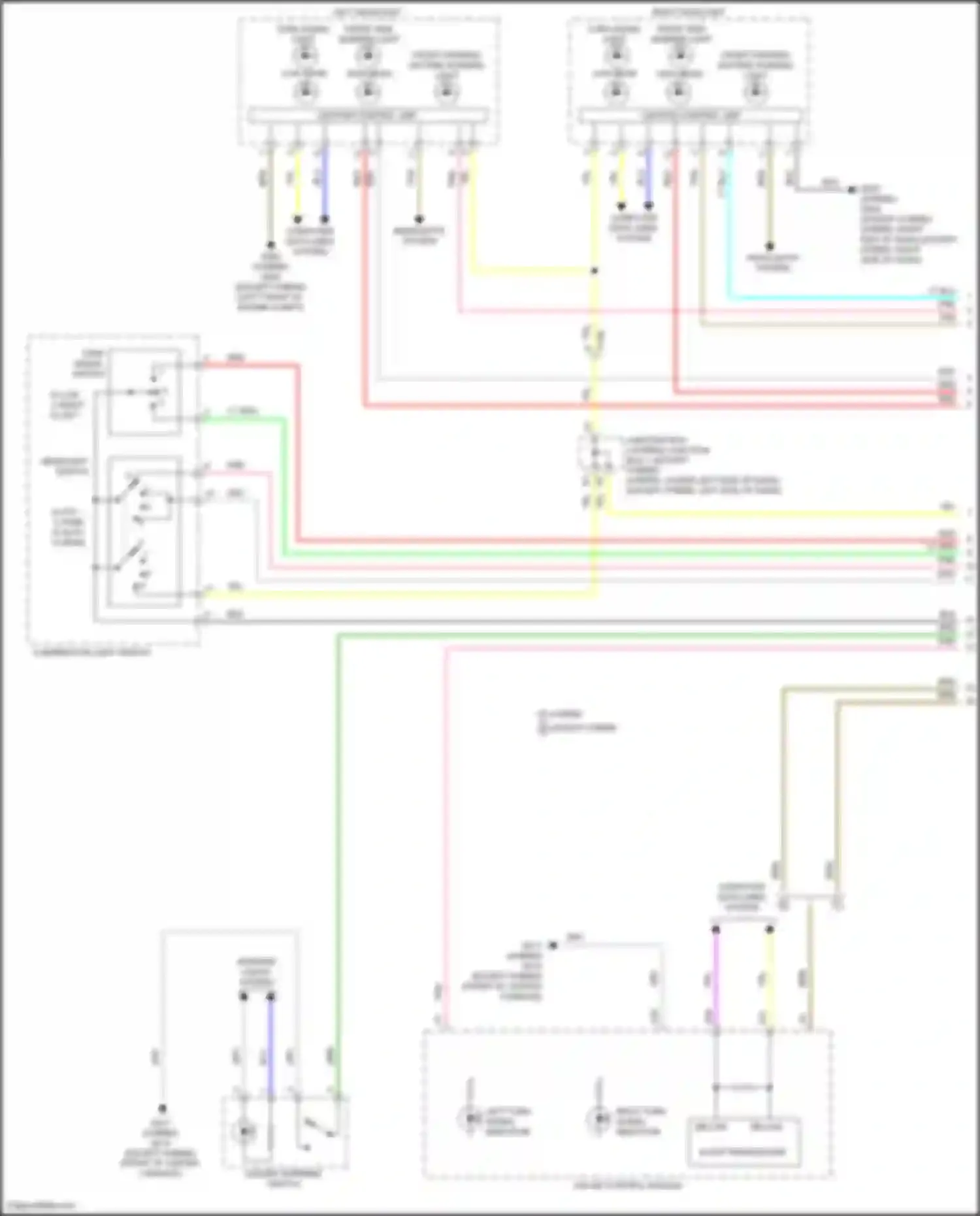 Accord Honda XI (2023-2024): Exterior lamps circuit (1 of 3)