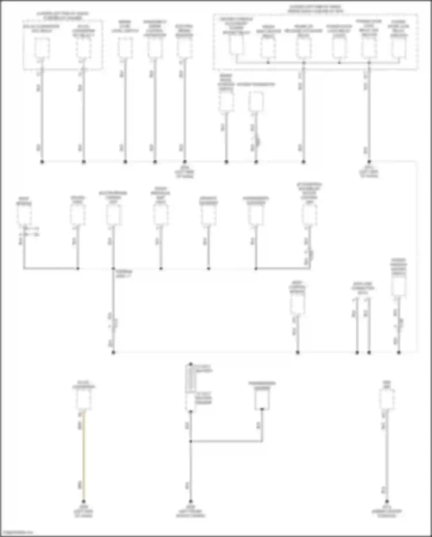 Accord Honda XI (2023-2024): Ground distribution circuit, except hybrid (4 of 4)