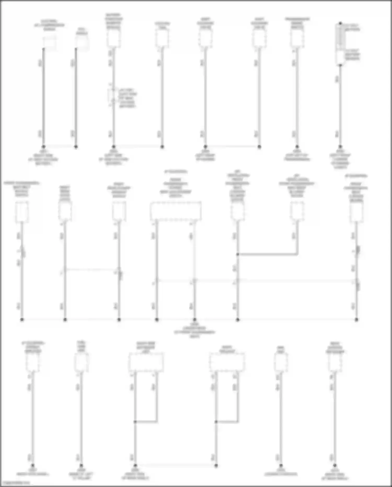 Accord Honda XI (2023-2024): Ground distribution circuit, hybrid (1 of 5)