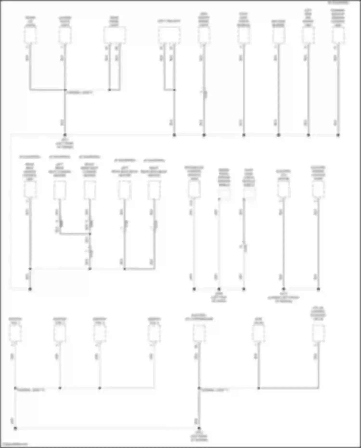 Accord Honda XI (2023-2024): Ground distribution circuit, hybrid (2 of 5)