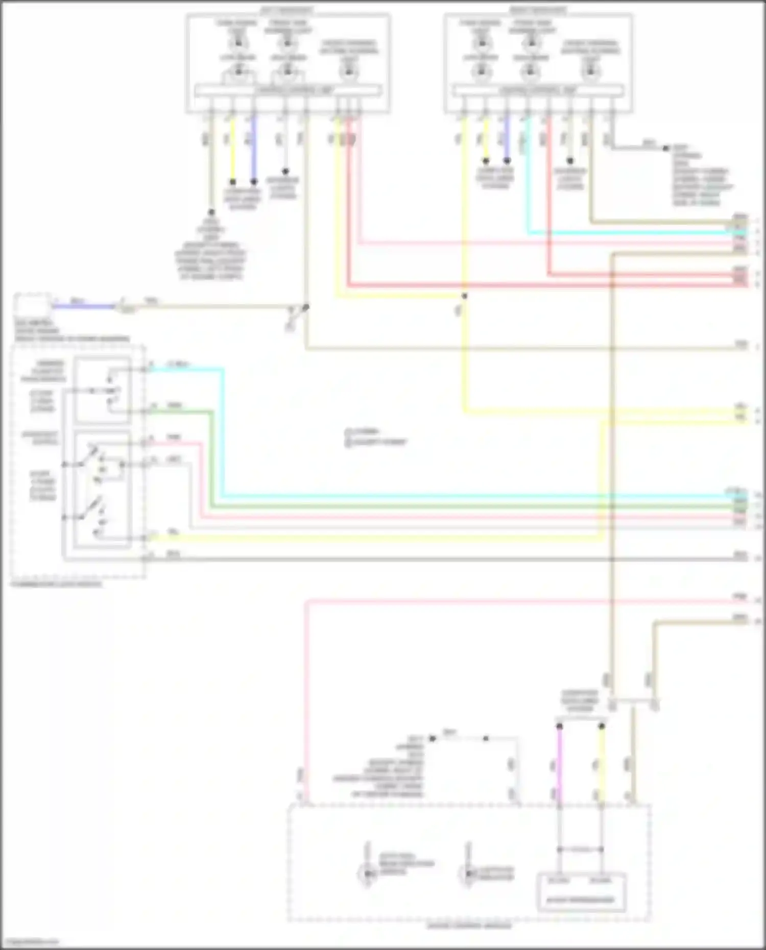 Accord Honda XI (2023-2024): Headlights circuit (1 of 2)