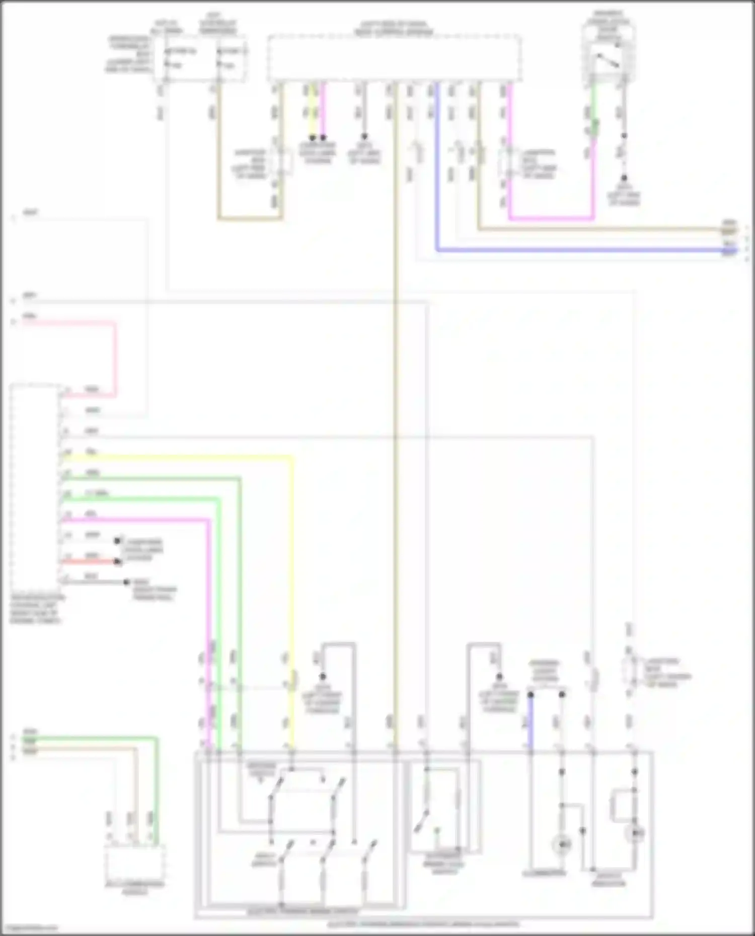 Accord Honda XI (2023-2024): Instrument cluster circuit, except hybrid (2 of 3)