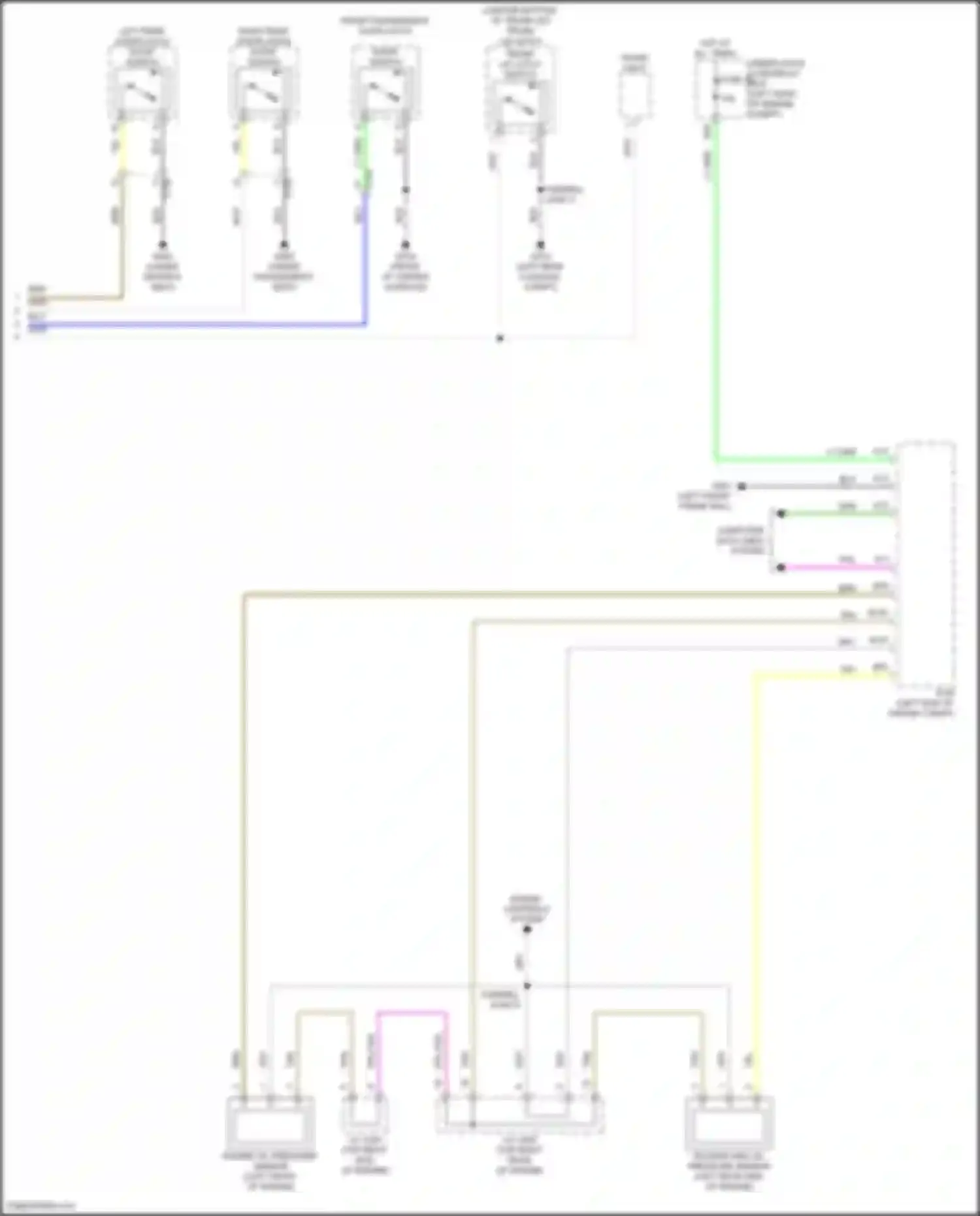 Accord Honda XI (2023-2024): Instrument cluster circuit, except hybrid (3 of 3)
