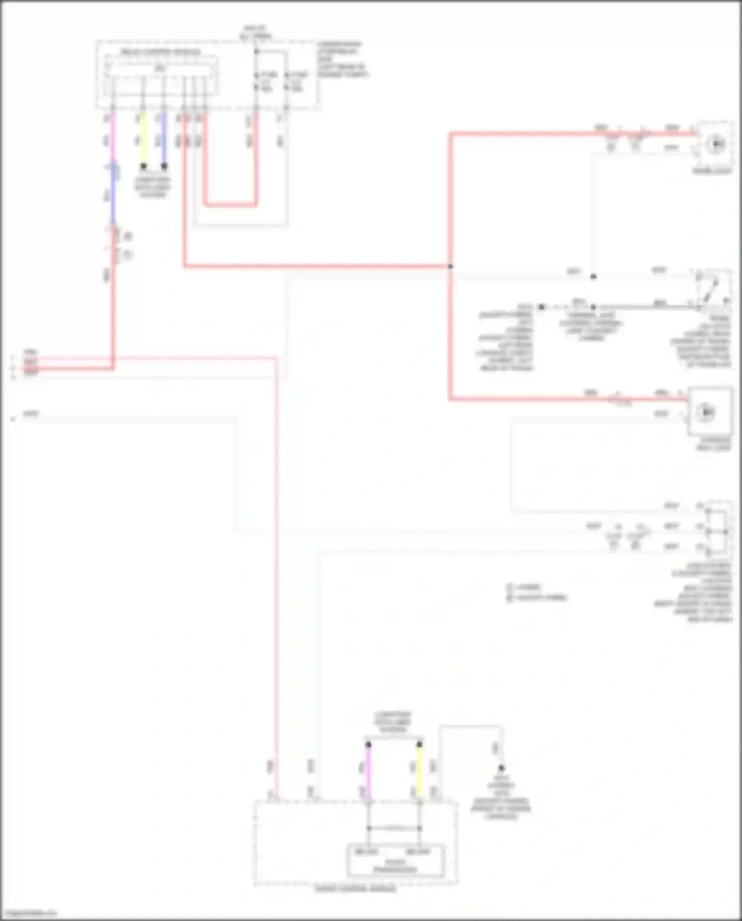Accord Honda XI (2023-2024): Courtesy lamps circuit (2 of 2)