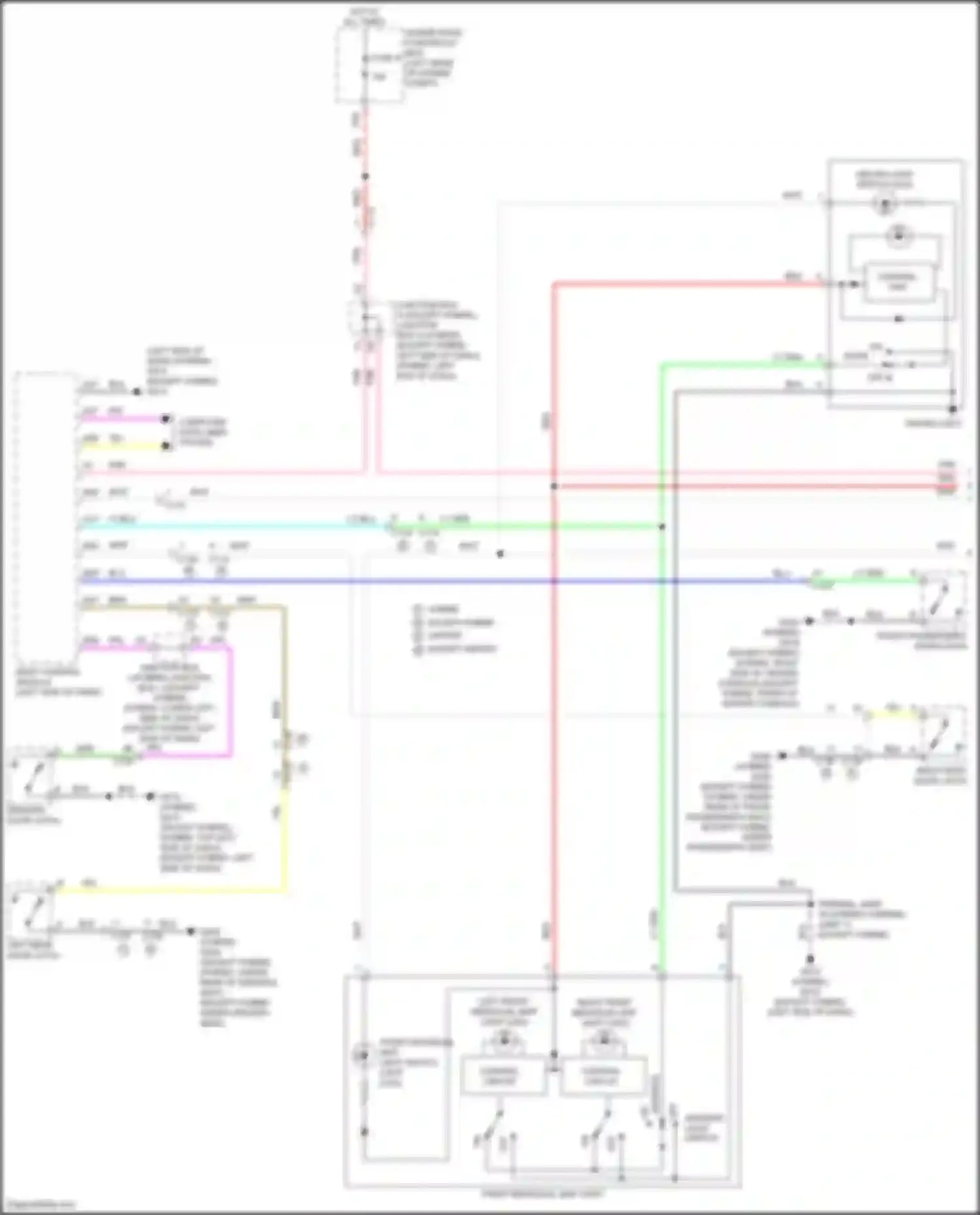 Accord Honda XI (2023-2024): Entry light timer circuit (1 of 2)