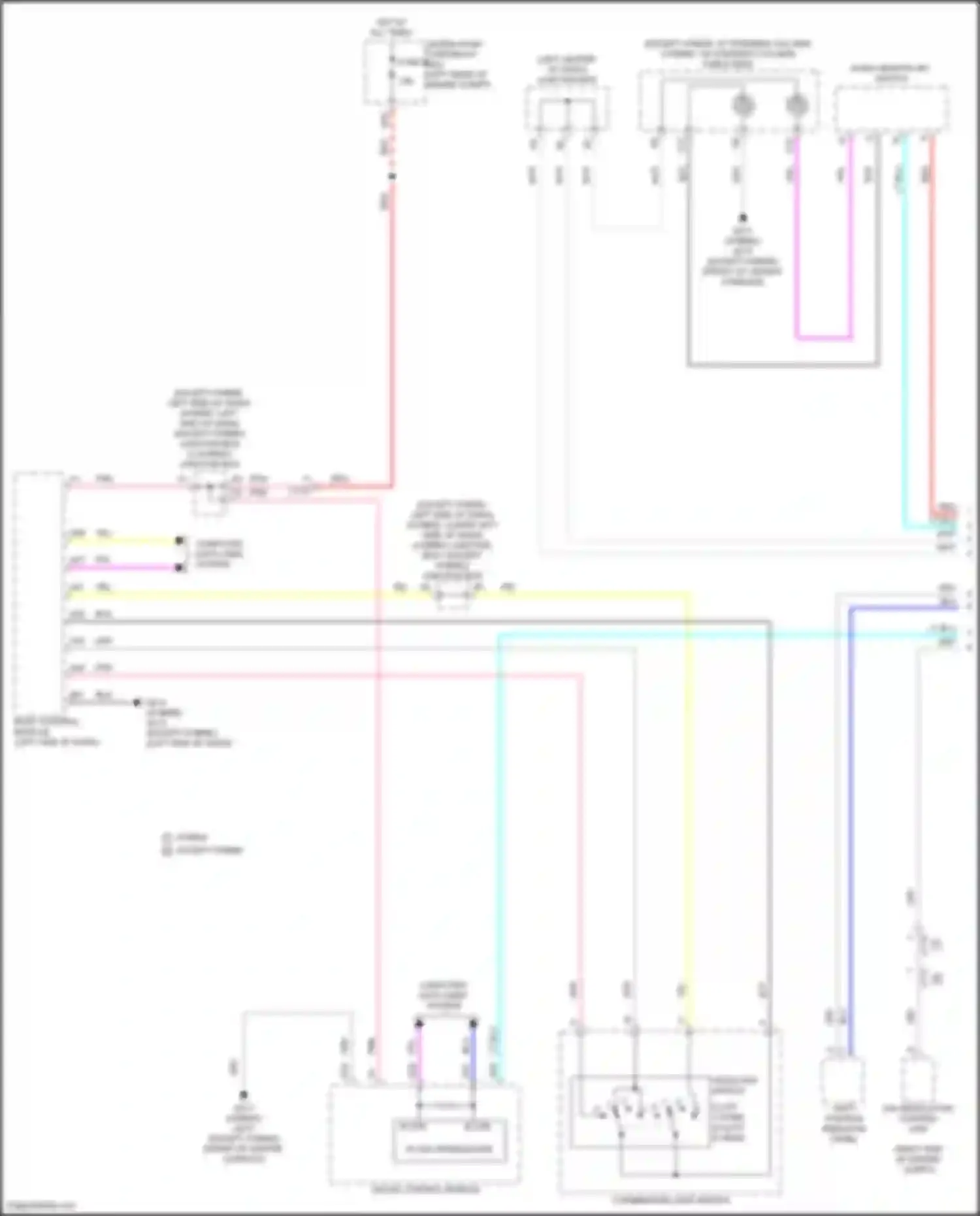 Accord Honda XI (2023-2024): Instrument illumination circuit (1 of 2)