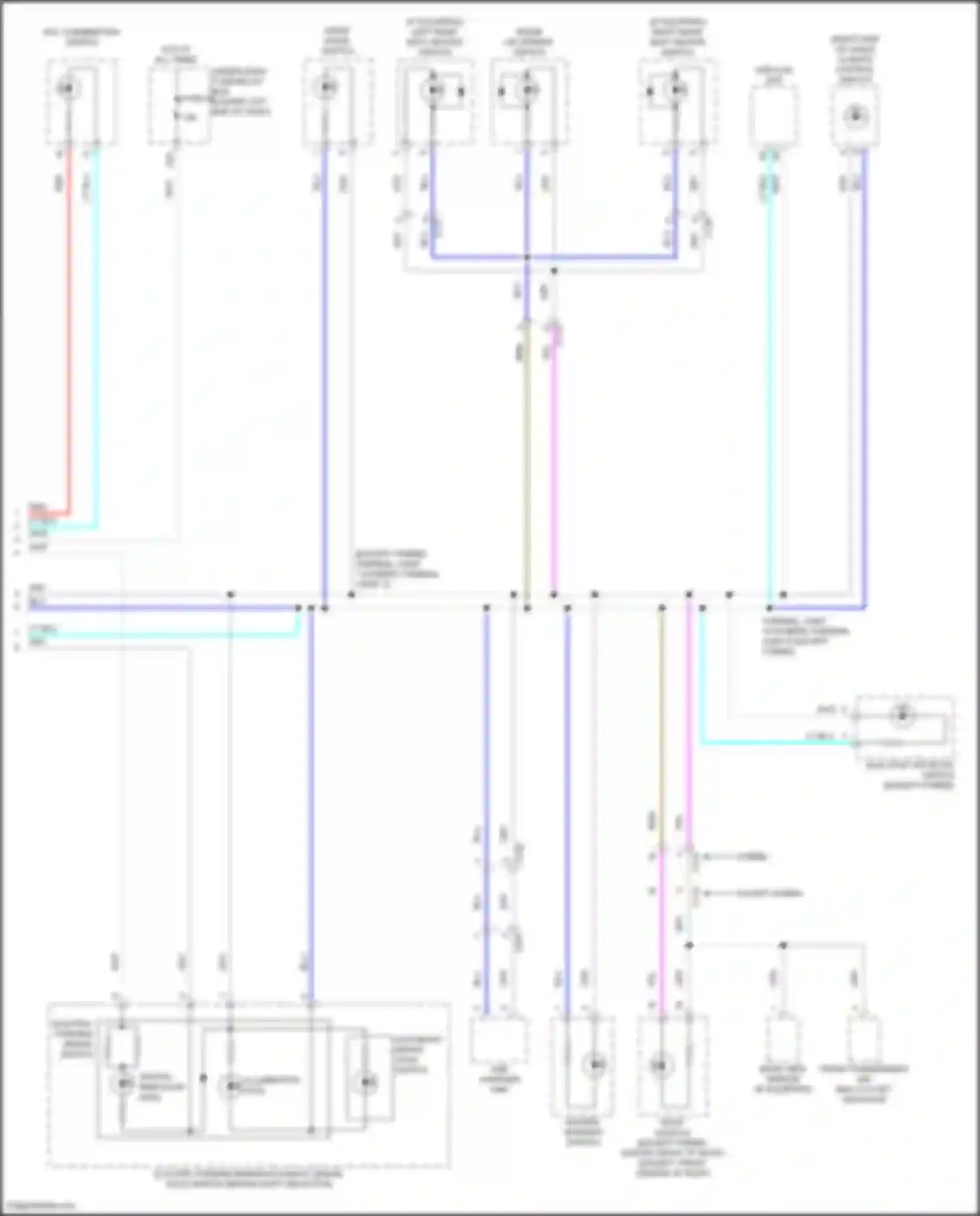 Accord Honda XI (2023-2024): Instrument illumination circuit (2 of 2)