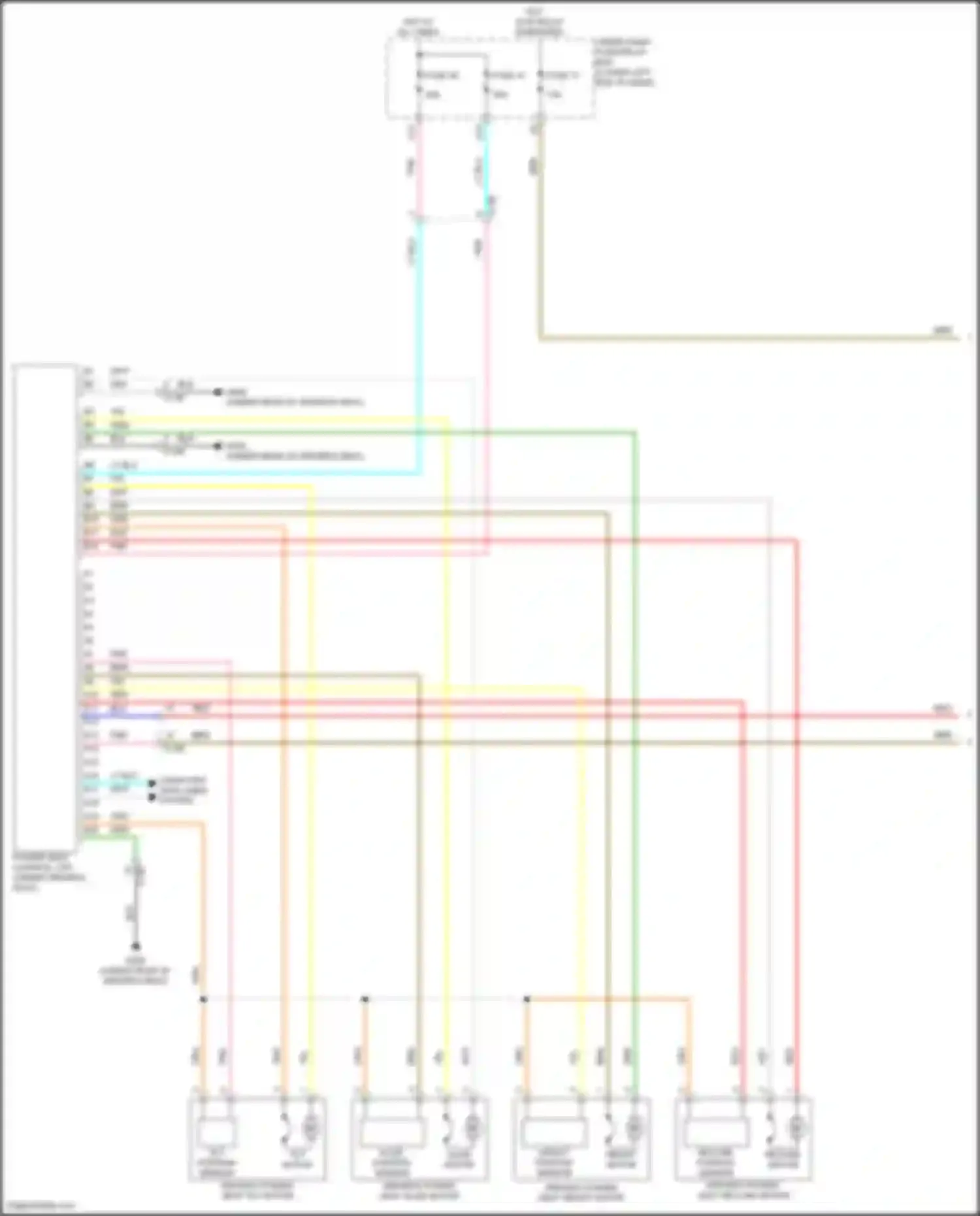 Accord Honda XI (2023-2024): Memory systems circuit (1 of 2)
