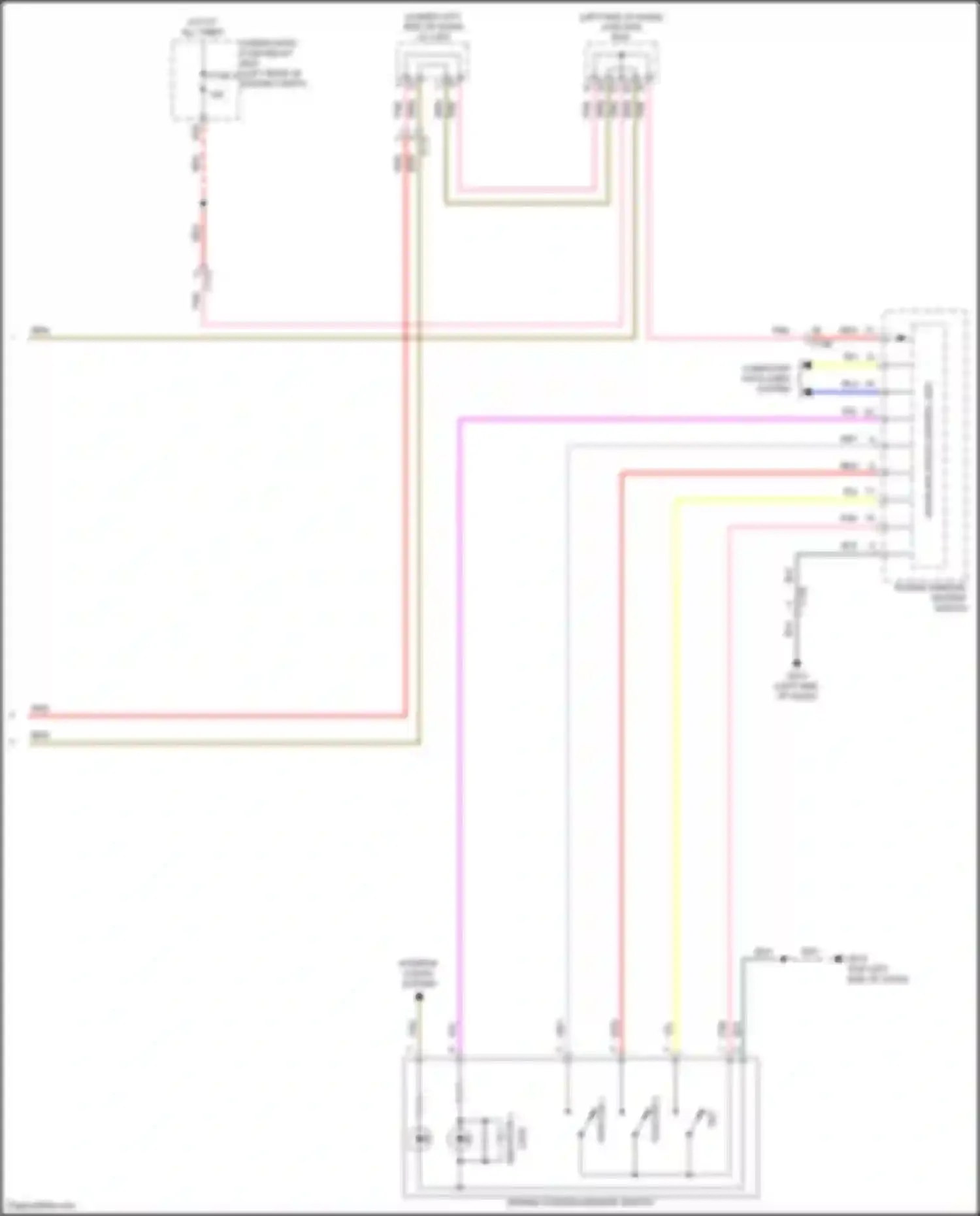 Accord Honda XI (2023-2024): Memory systems circuit (2 of 2)