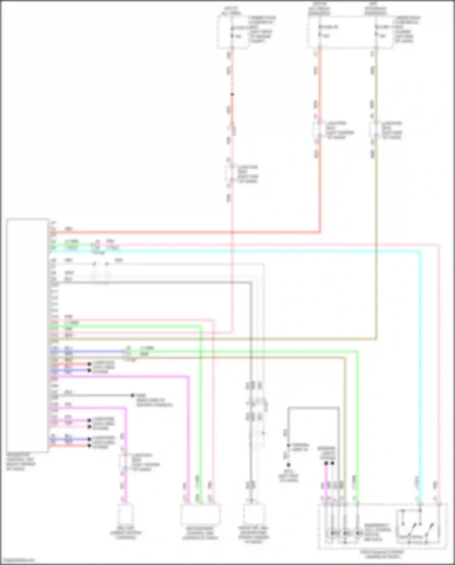 Accord Honda XI (2023-2024): Hands free module circuit, hybrid