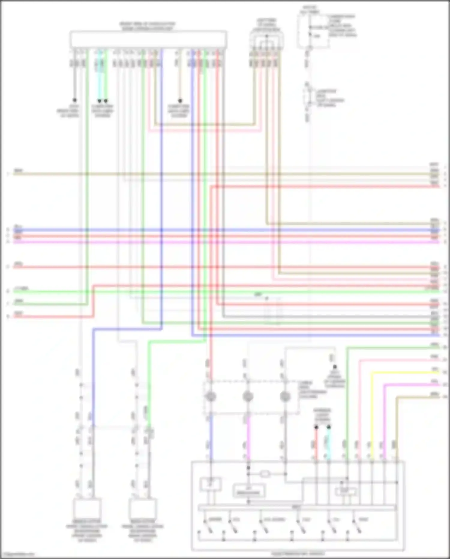Accord Honda XI (2023-2024): Navigation circuit, hybrid w/ amplifier (4 of 6)