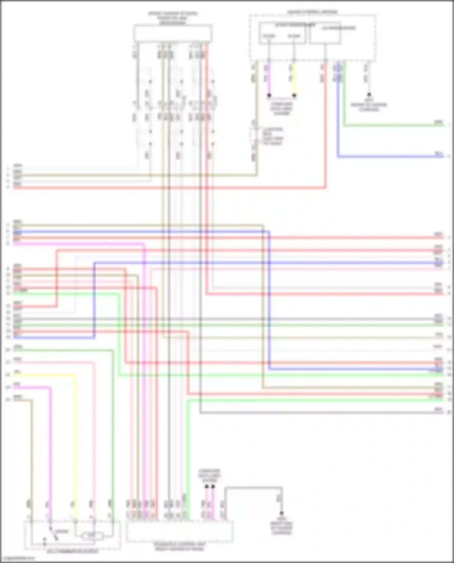 Accord Honda XI (2023-2024): Navigation circuit, hybrid w/ amplifier (5 of 6)