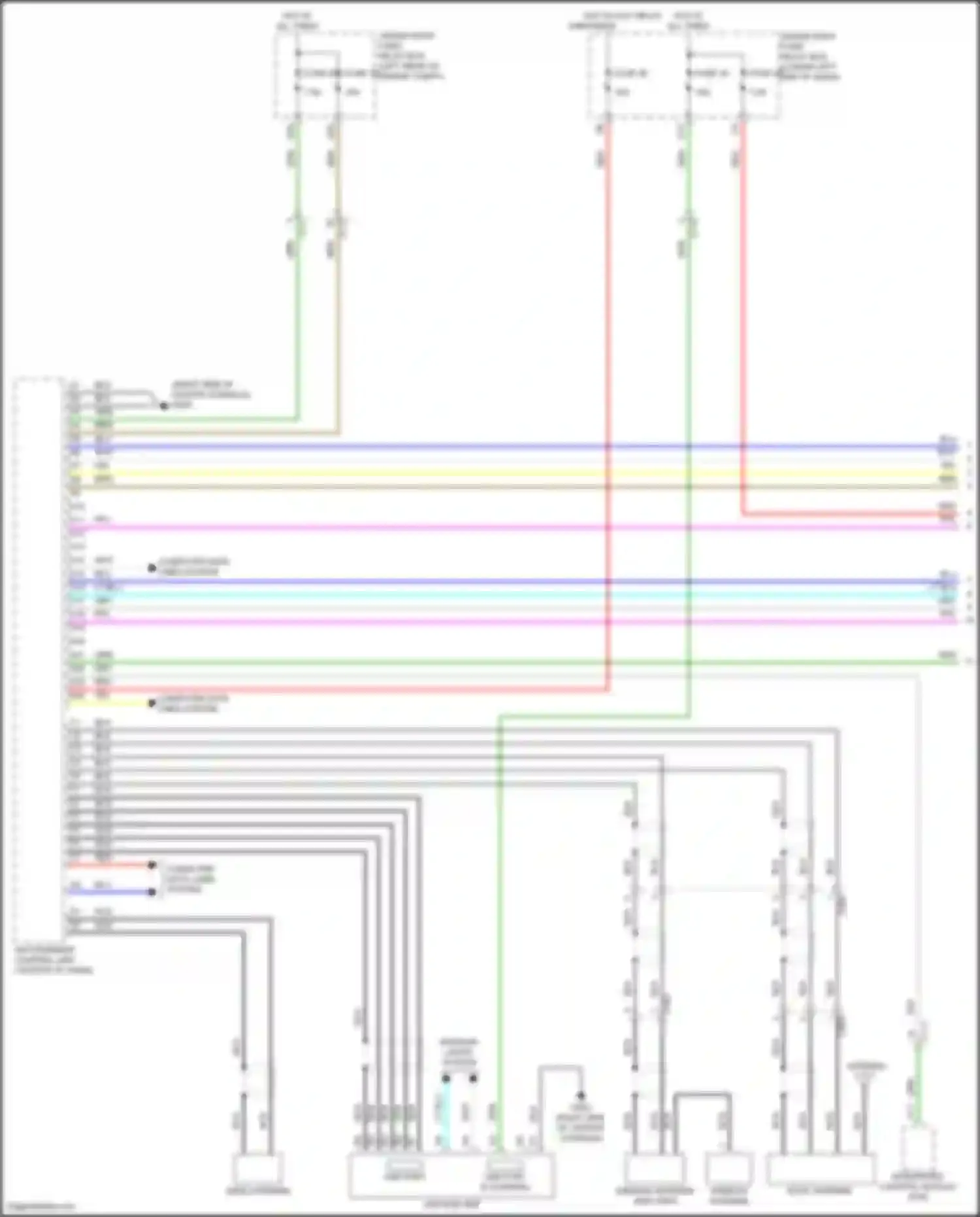 Accord Honda XI (2023-2024): Navigation circuit, hybrid w/o amplifier (1 of 5)