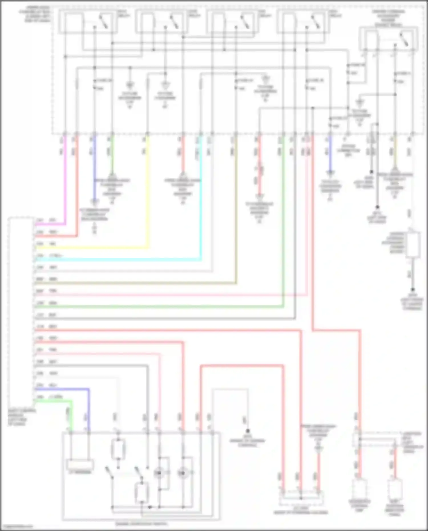 Accord Honda XI (2023-2024): Power distribution circuit, except hybrid (5 of 6)