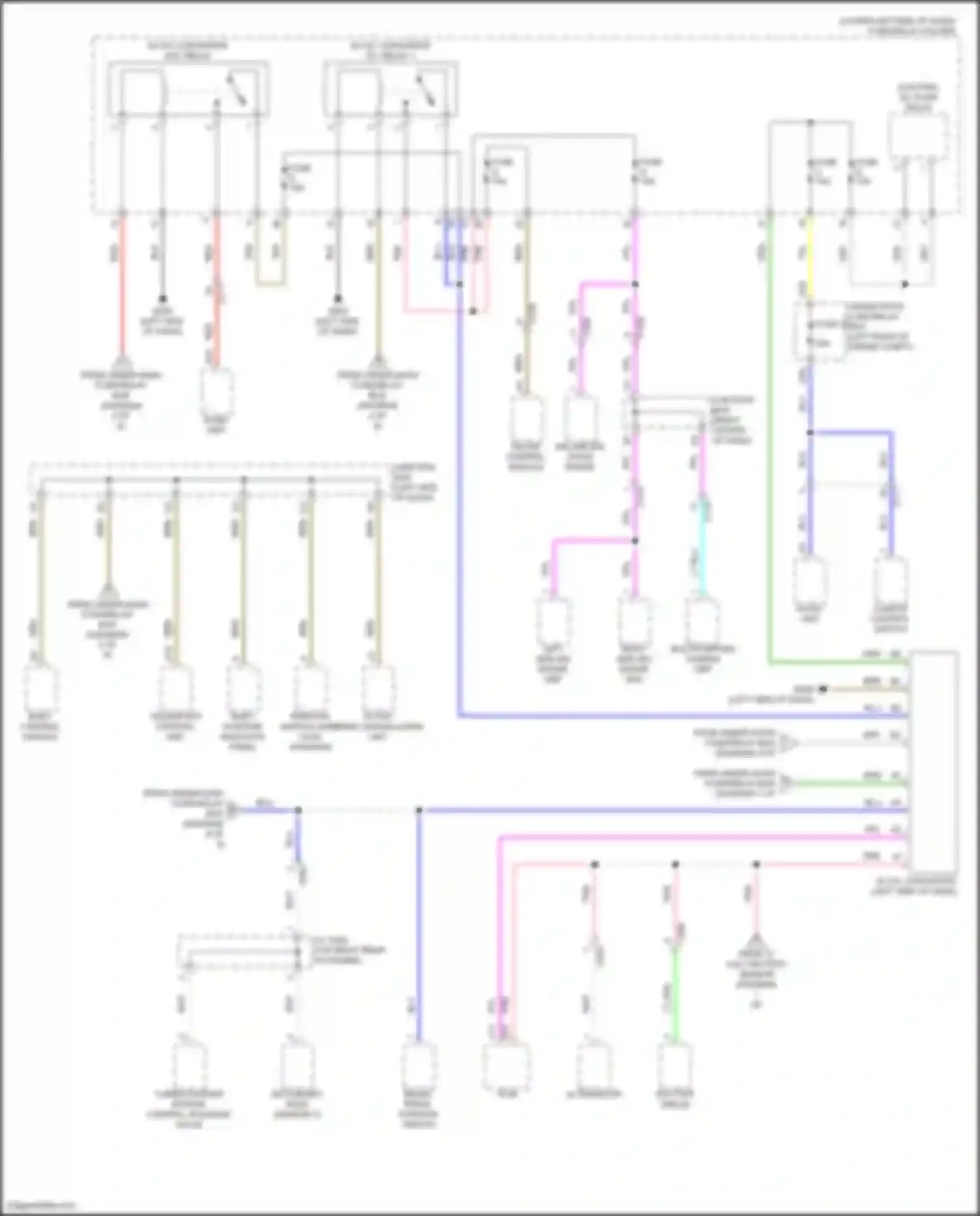 Accord Honda XI (2023-2024): Power distribution circuit, except hybrid (6 of 6)