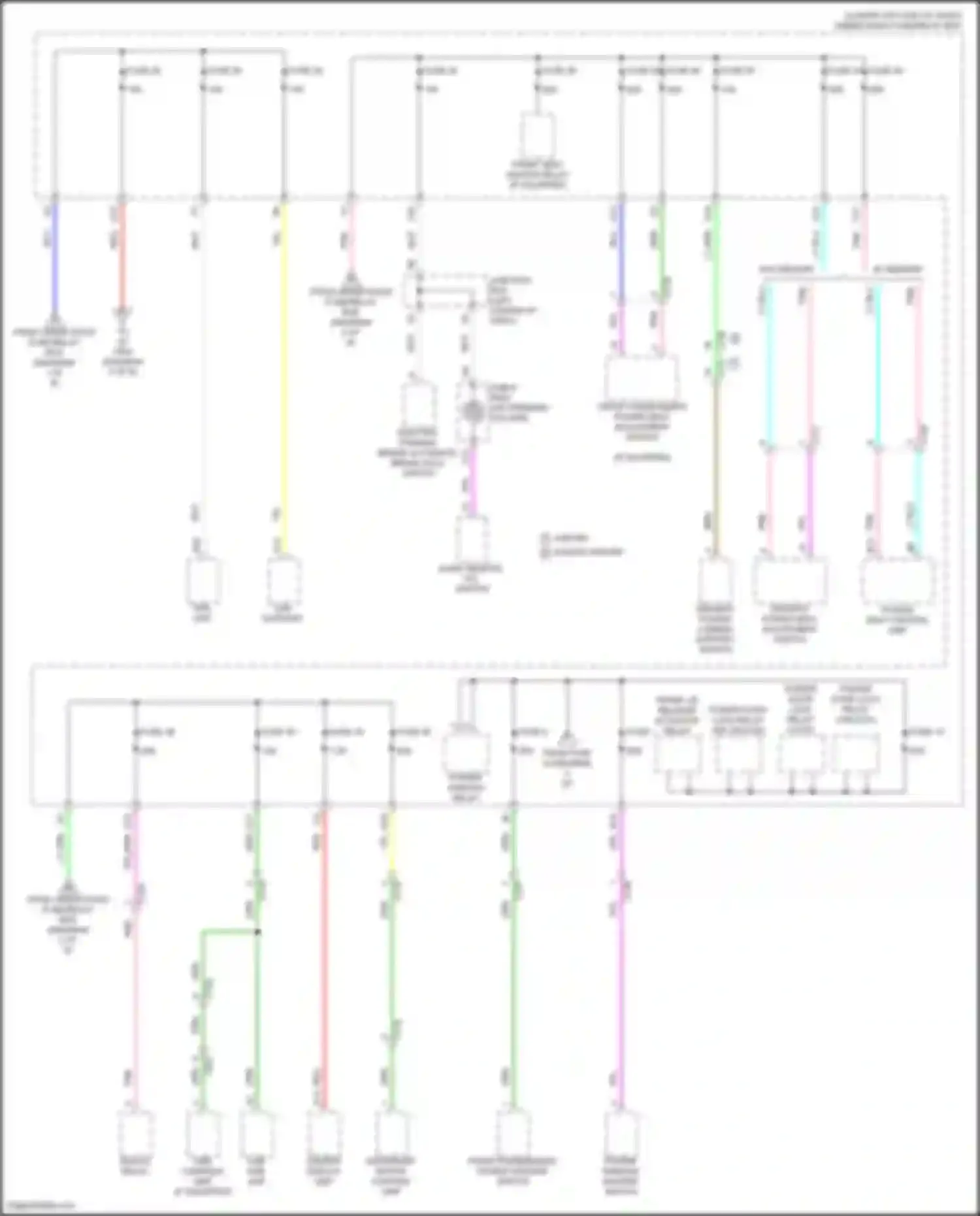 Accord Honda XI (2023-2024): Power distribution circuit, hybrid (3 of 6)