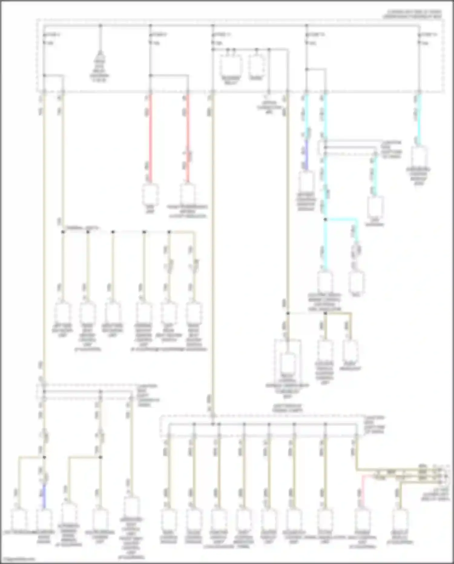 Accord Honda XI (2023-2024): Power distribution circuit, hybrid (6 of 6)
