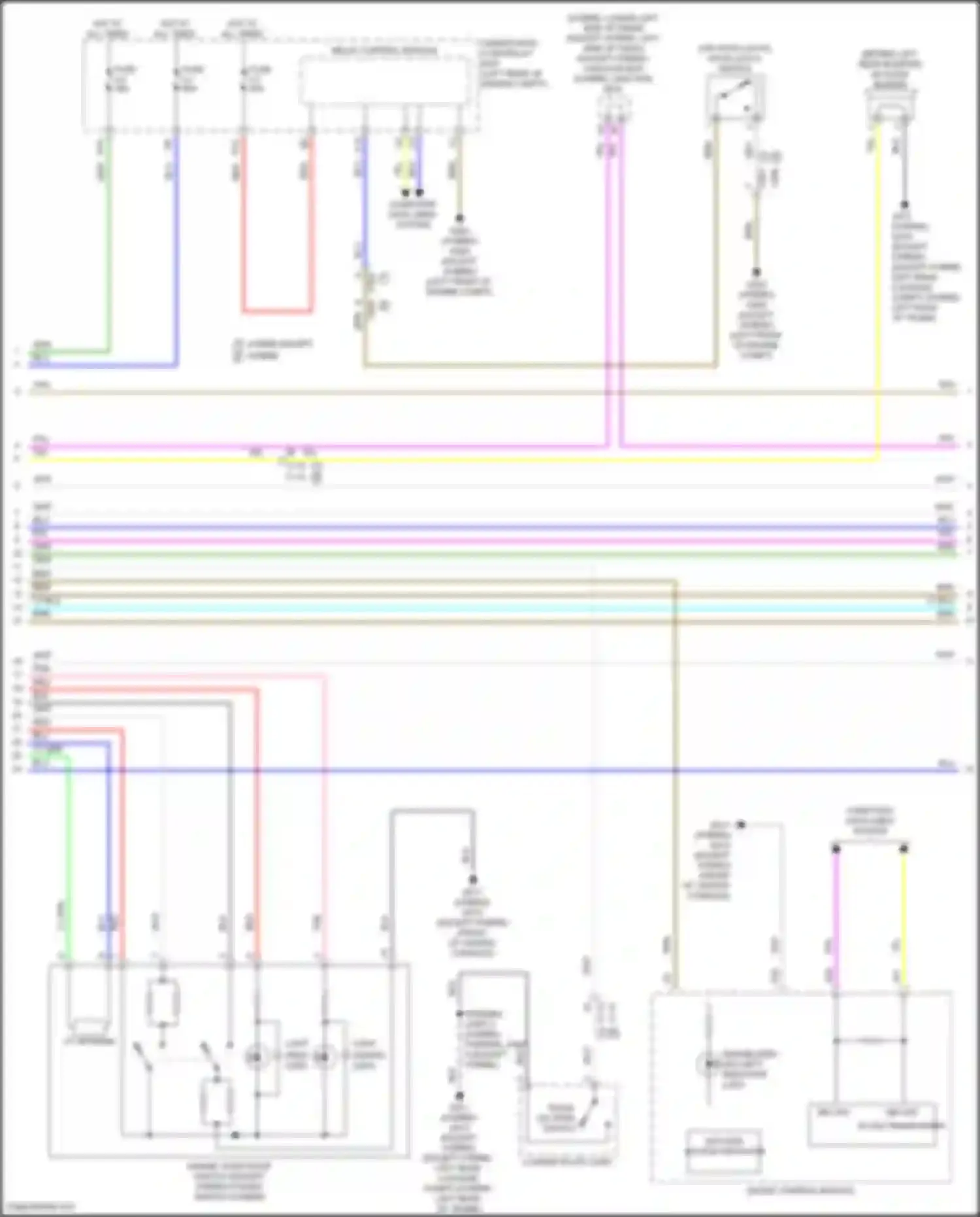 Accord Honda XI (2023-2024): Power door locks circuit (3 of 5)