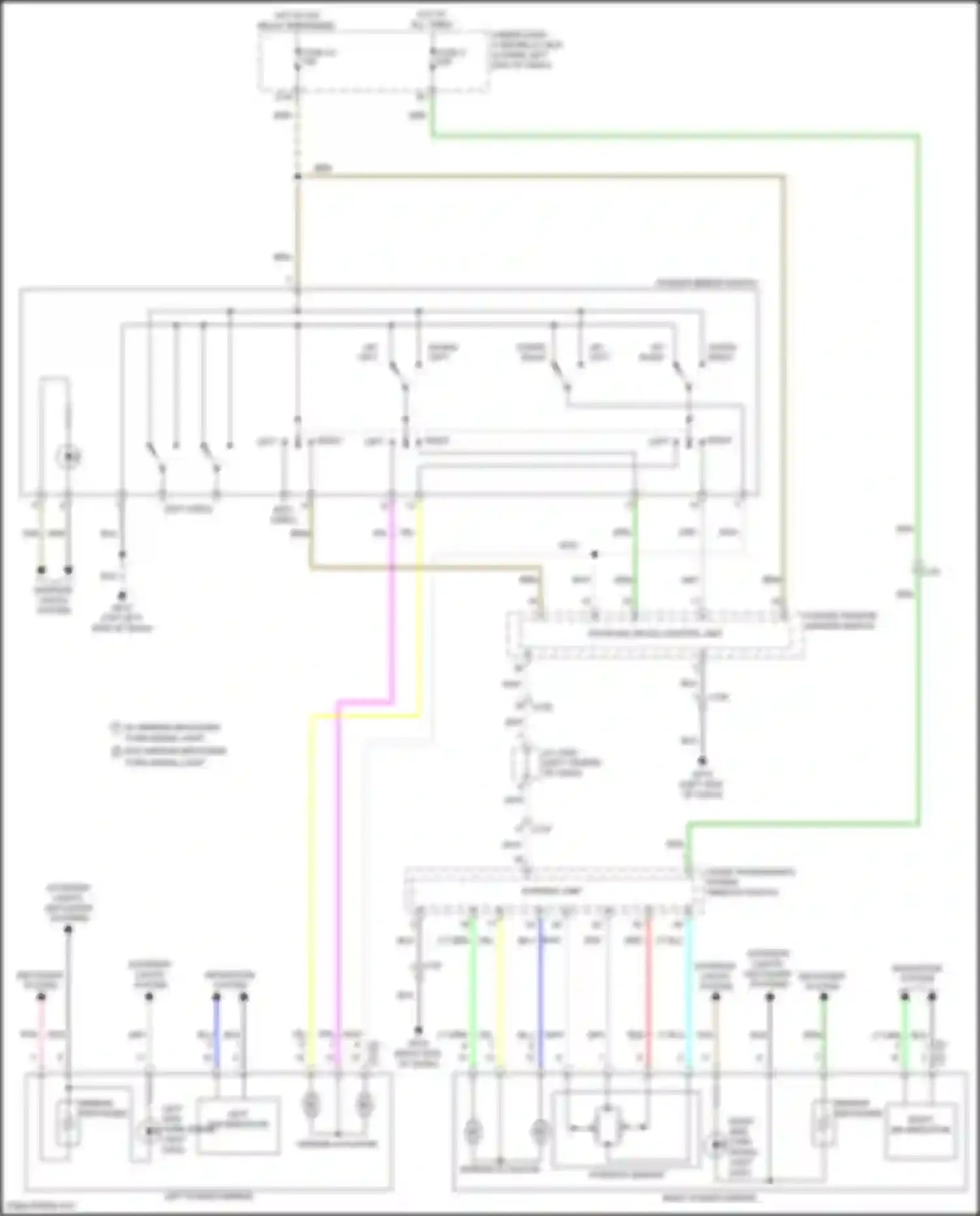 Accord Honda XI (2023-2024): Power mirrors circuit, hybrid
