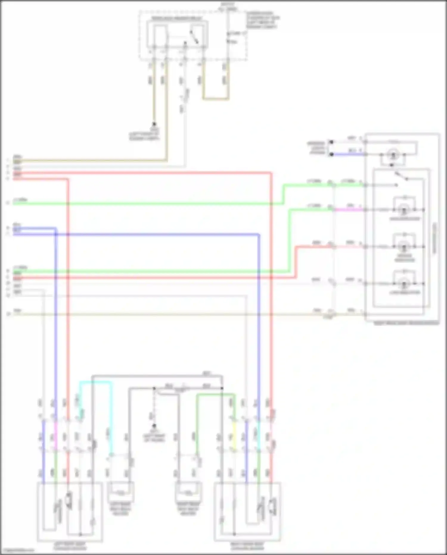 Accord Honda XI (2023-2024): Rear heated seats circuit (2 of 2)