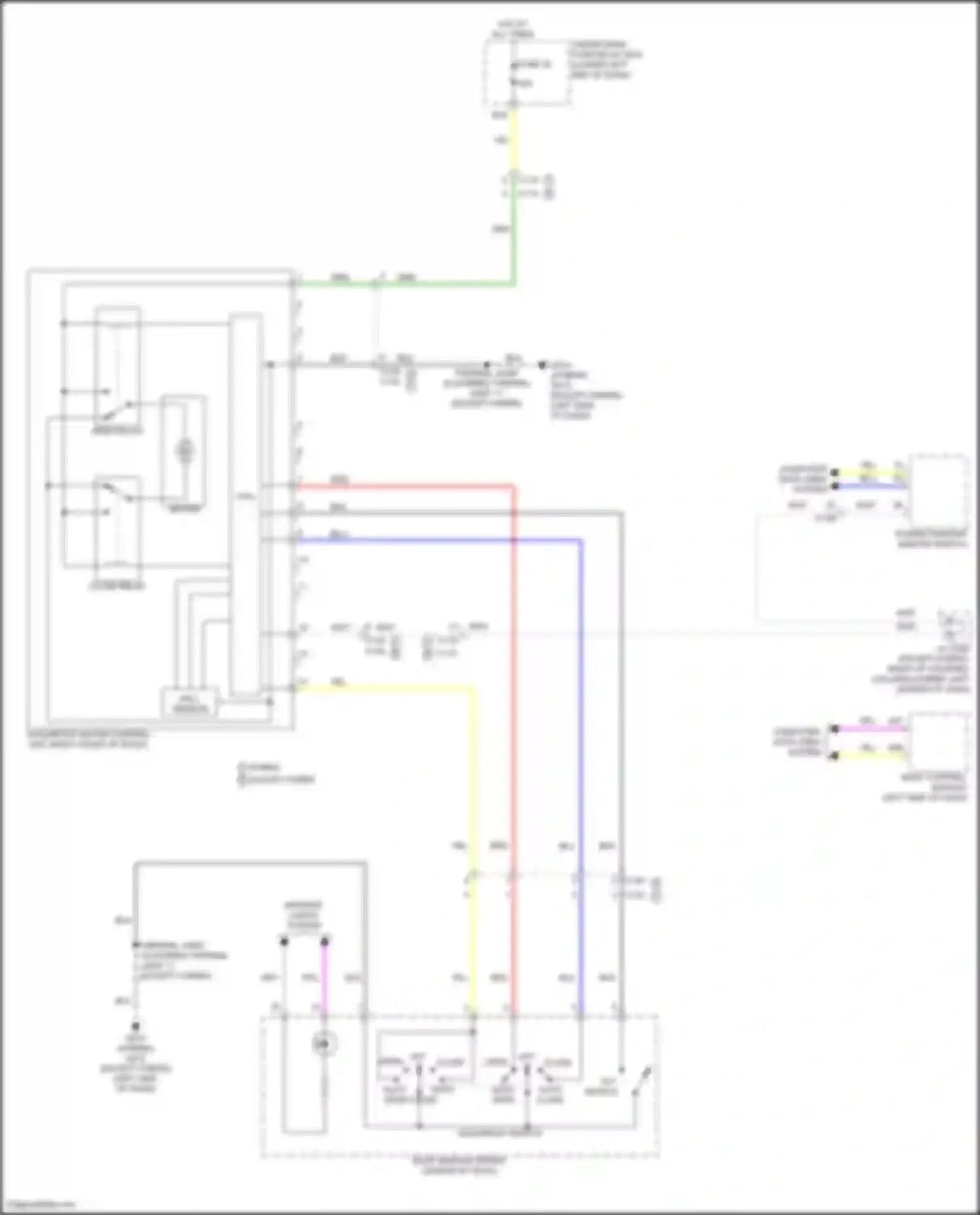 Accord Honda XI (2023-2024): Power top/sunroof circuit