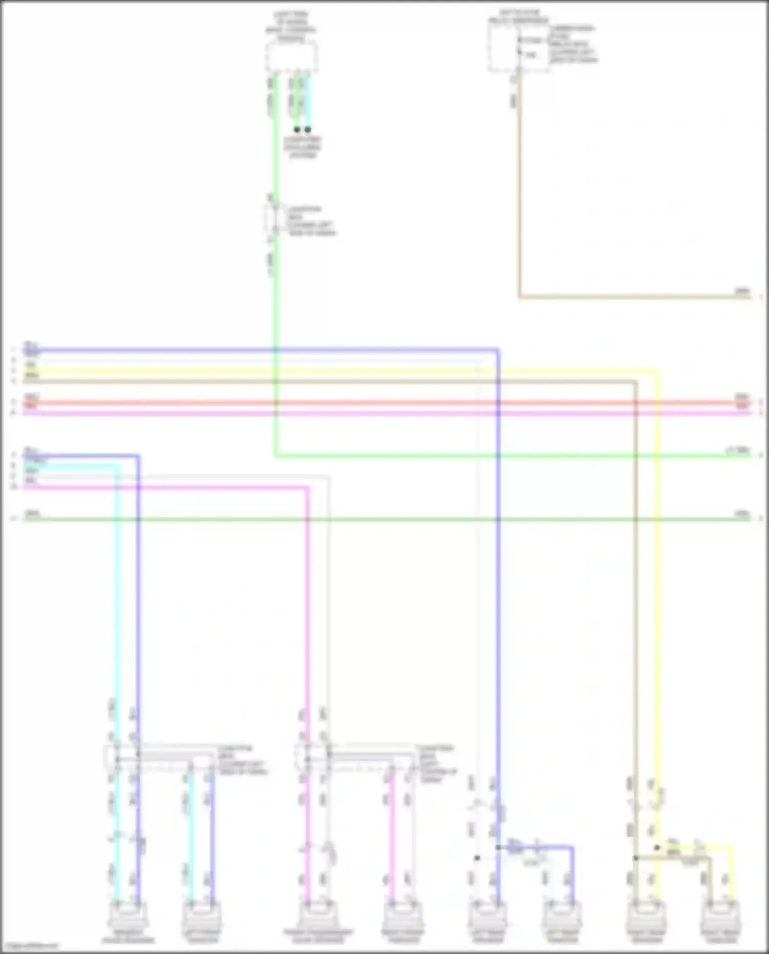 Accord Honda XI (2023-2024): Radio circuit, hybrid w/o amplifier (2 of 5)