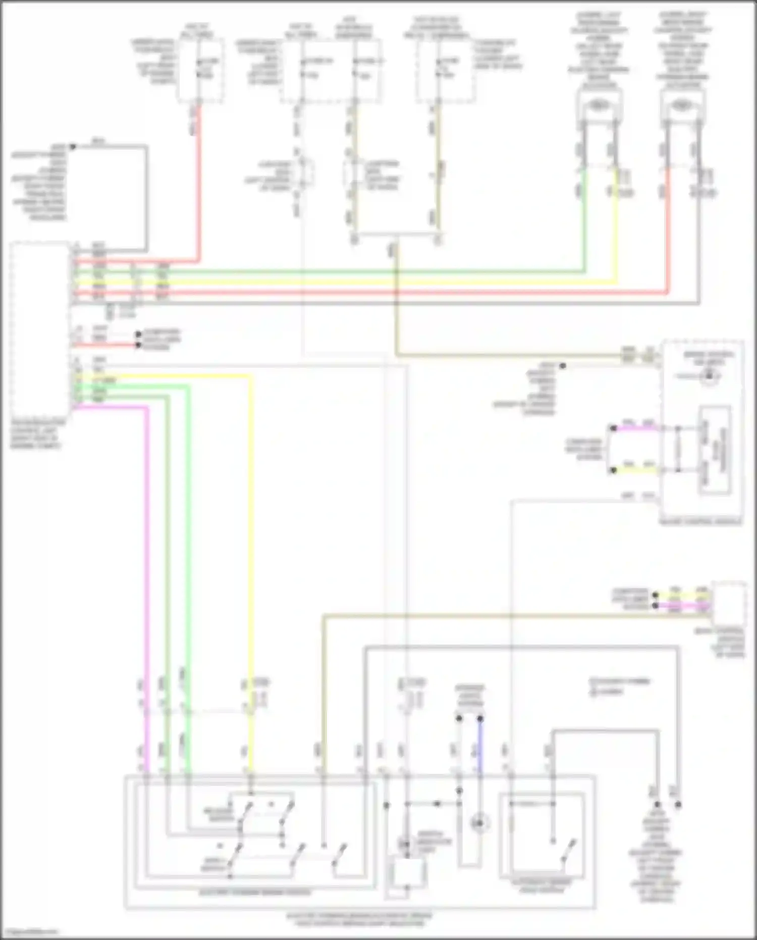 Accord Honda XI (2023-2024): Electric parking brake circuit