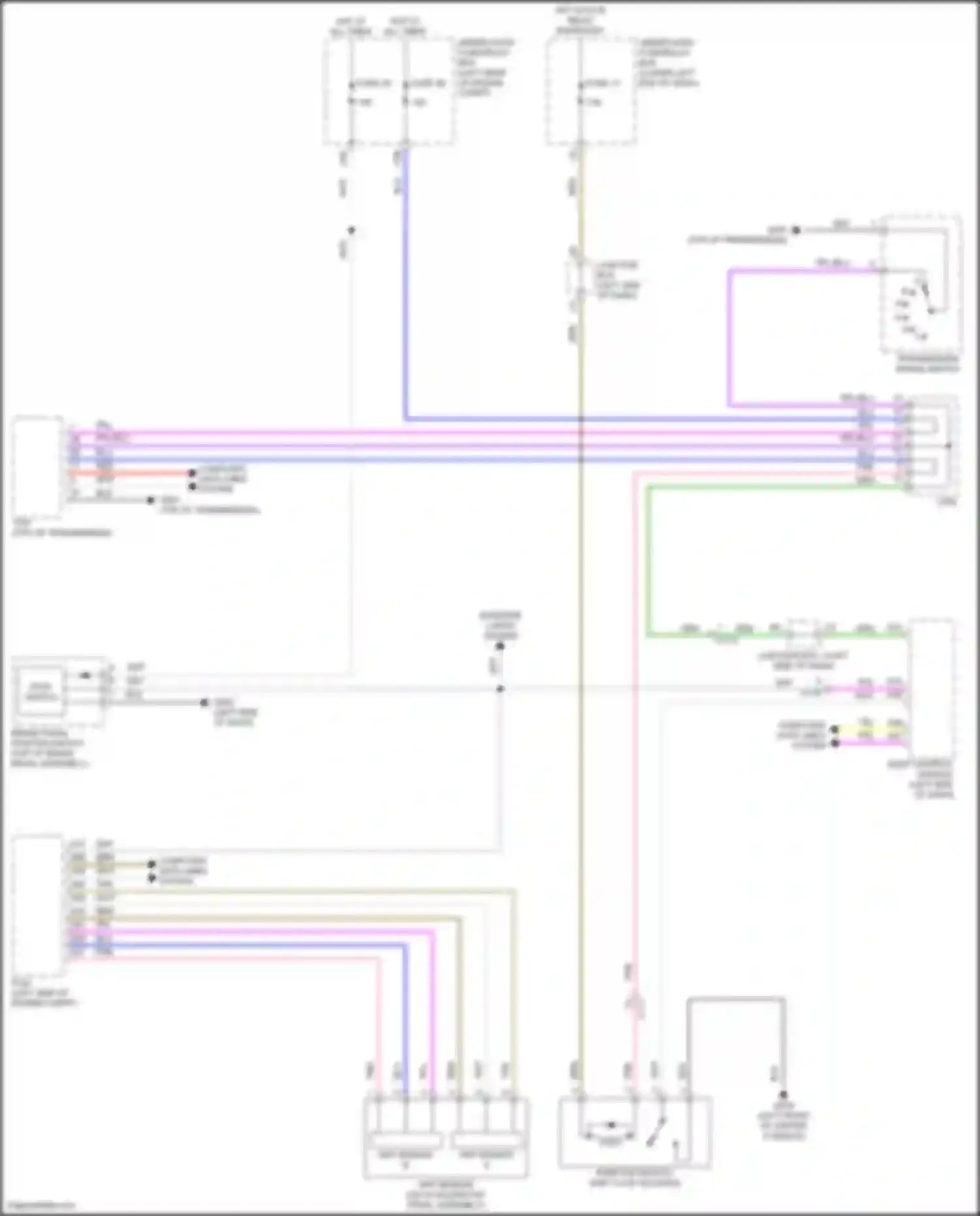 Accord Honda XI (2023-2024): Shift interlock circuit, except hybrid