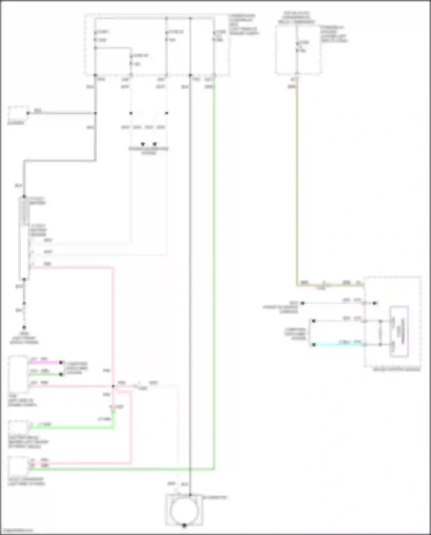 Accord Honda XI (2023-2024): Charging circuit