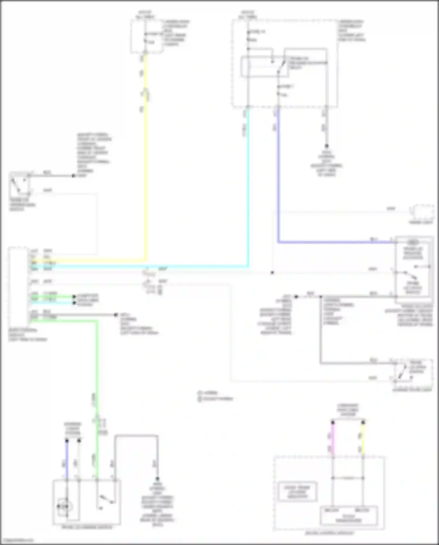 Accord Honda XI (2023-2024): Trunk release circuit
