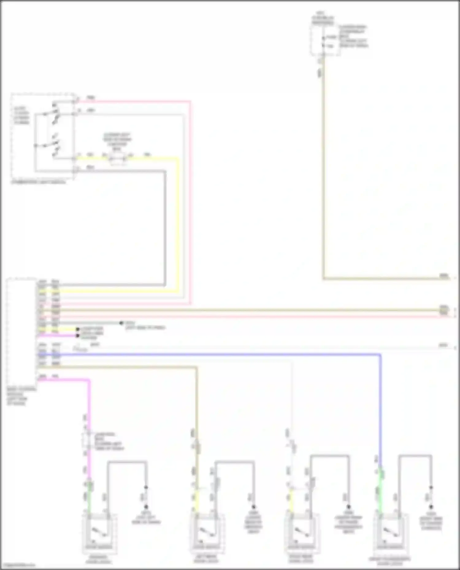 Accord Honda XI (2023-2024): Warning systems circuit, hybrid (1 of 2)