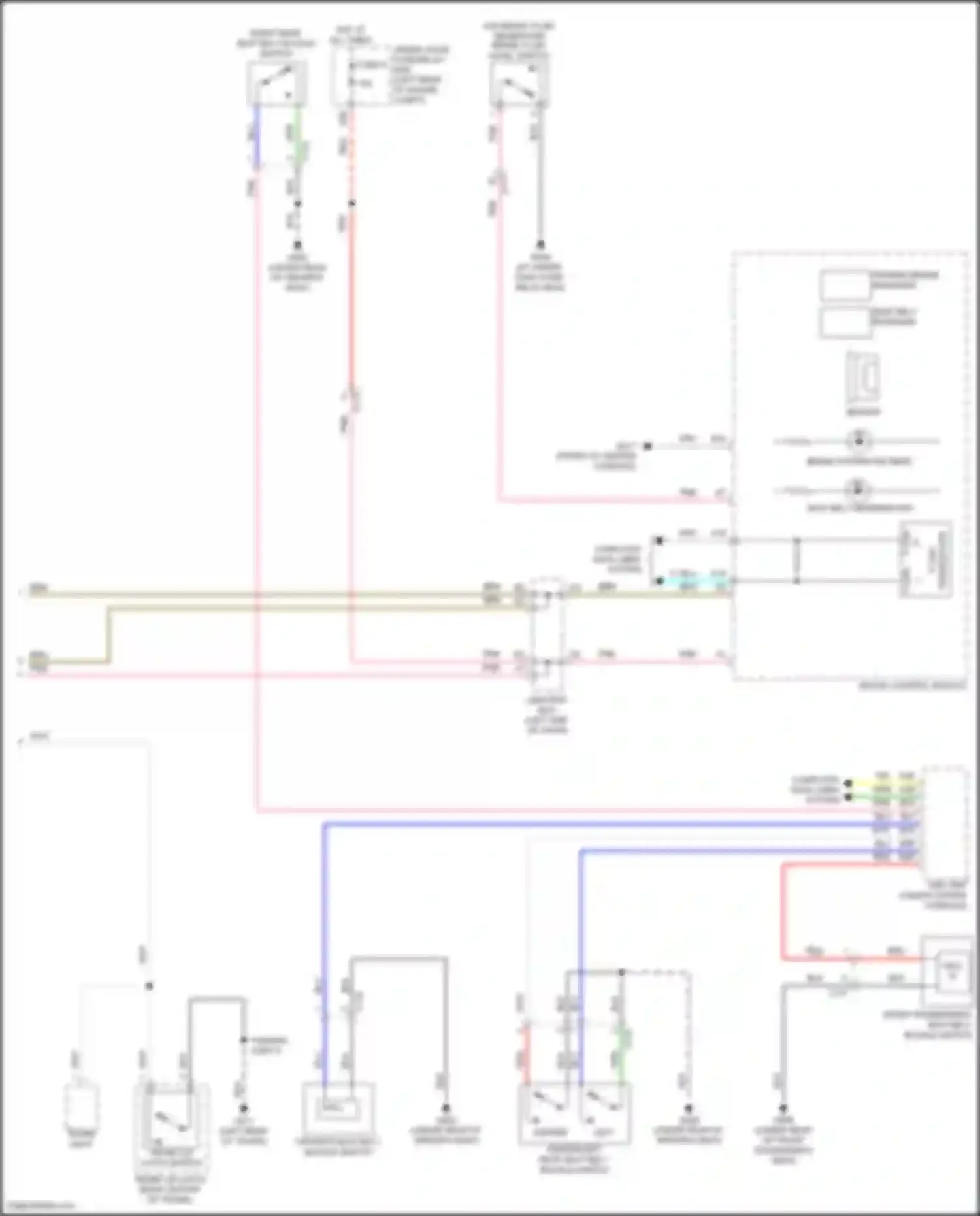Accord Honda XI (2023-2024): Warning systems circuit, hybrid (2 of 2)