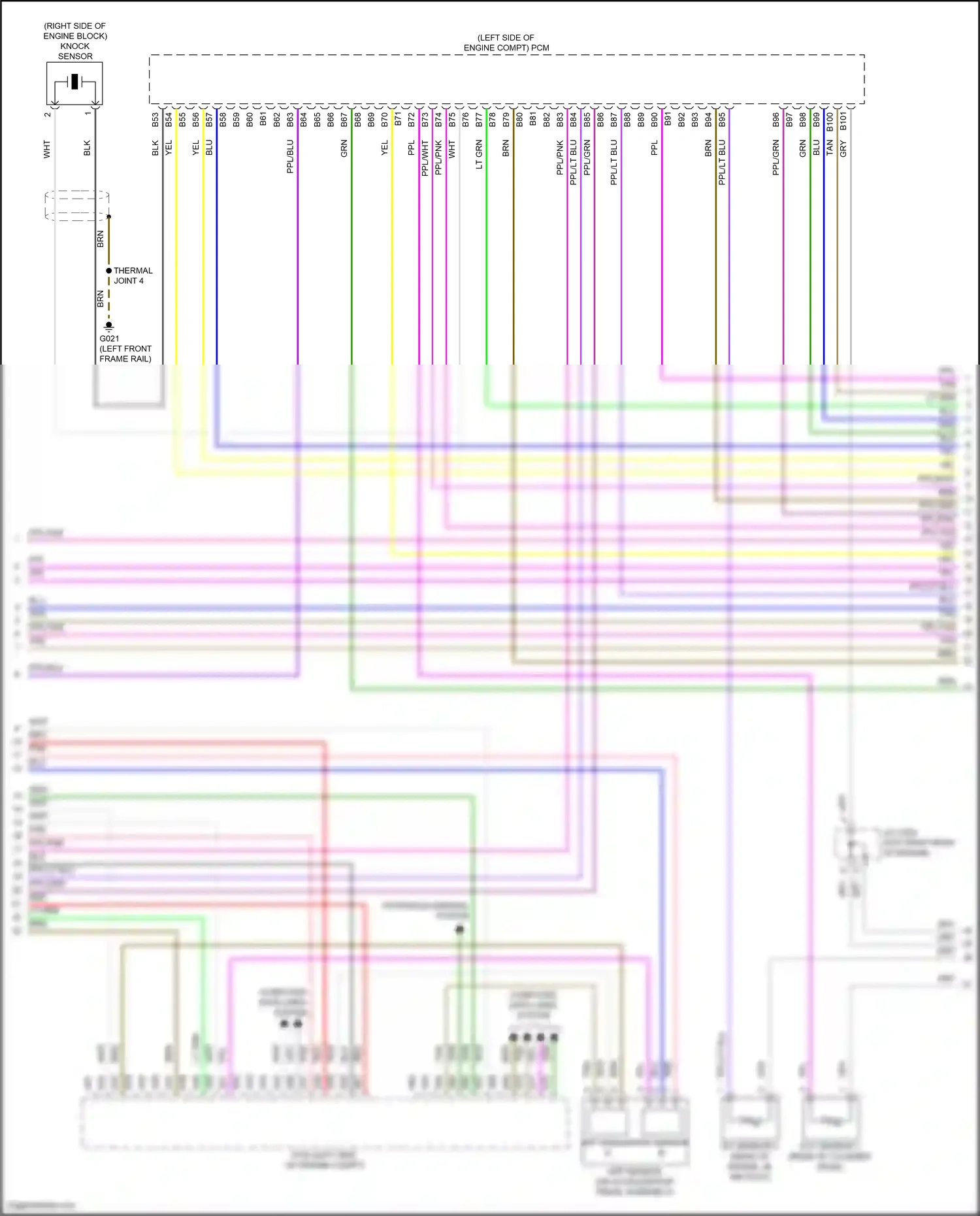 Wiring diagram app sensor for Honda Accord XI (2023-2024) (6 of 6)