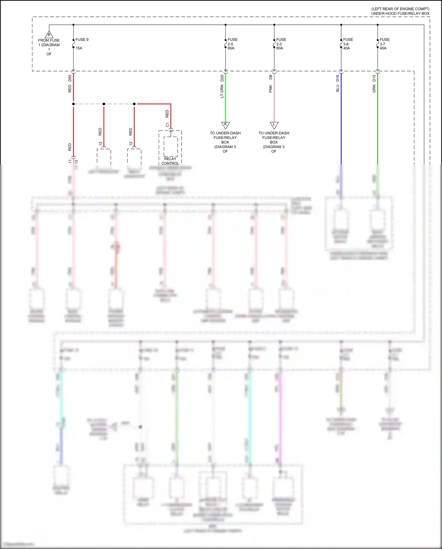 Wiring diagram automatic lighting control unit-sensor for Honda Accord XI (2023-2024) (8 of 10)