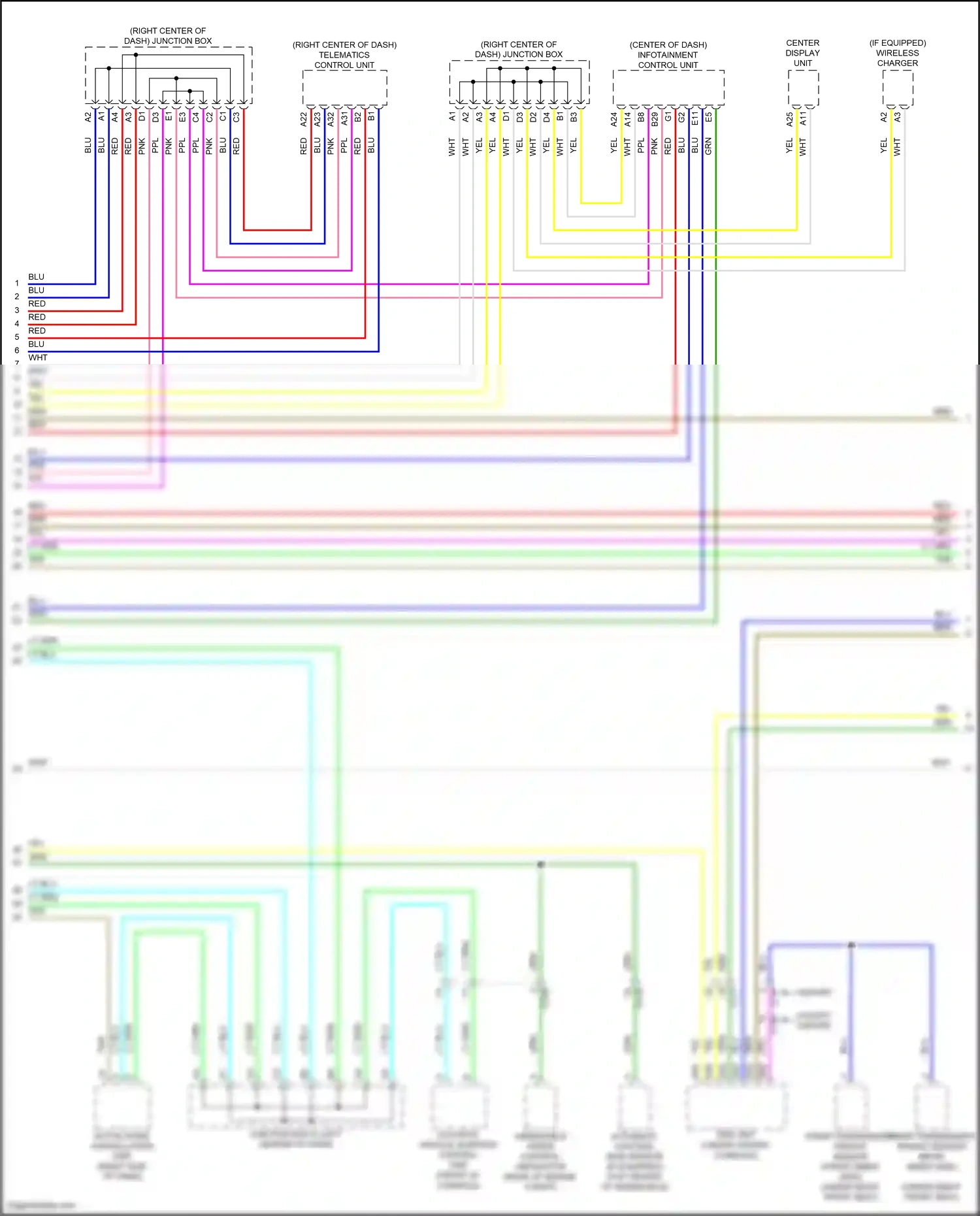 Wiring diagram automatic lighting/ rain sensor for Honda Accord XI (2023-2024) (2 of 5)