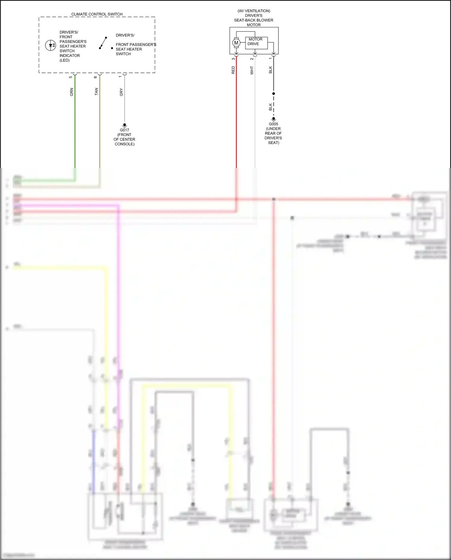 Wiring diagram climate control switch for Honda Accord XI (2023-2024) (11 of 11)